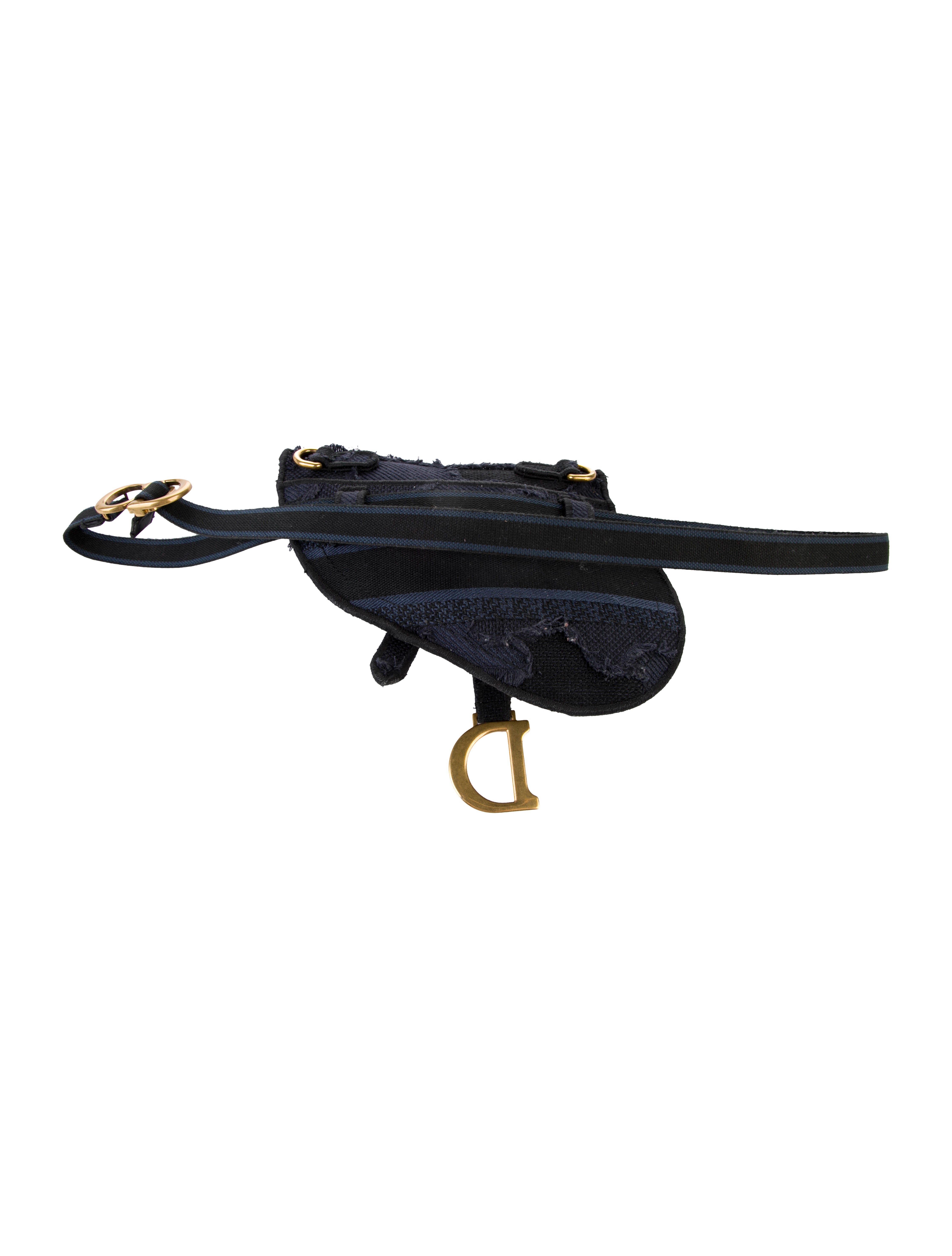 Christian Dior Camouflage Saddle Belt Bag