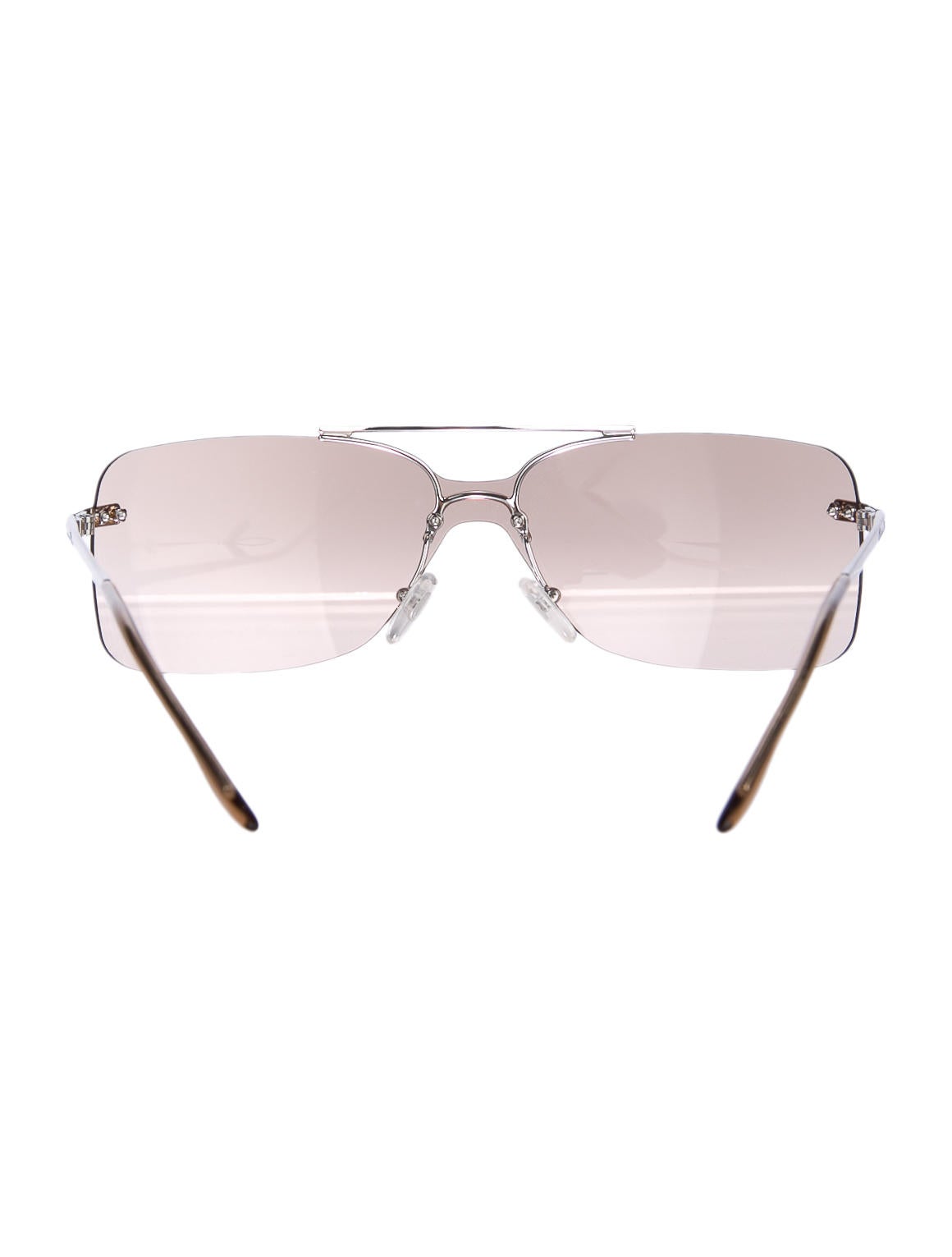 Christian Dior Mini Motard Sunglasses - Silver Sunglasses