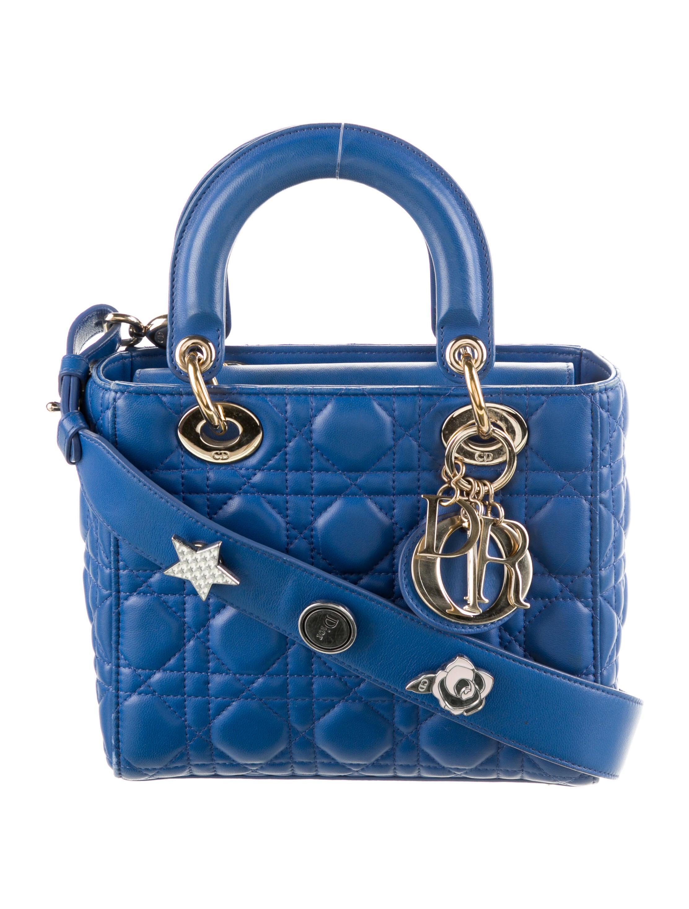 Christian Dior Small Cannage My ABCDior Lady Dior bag - Blue