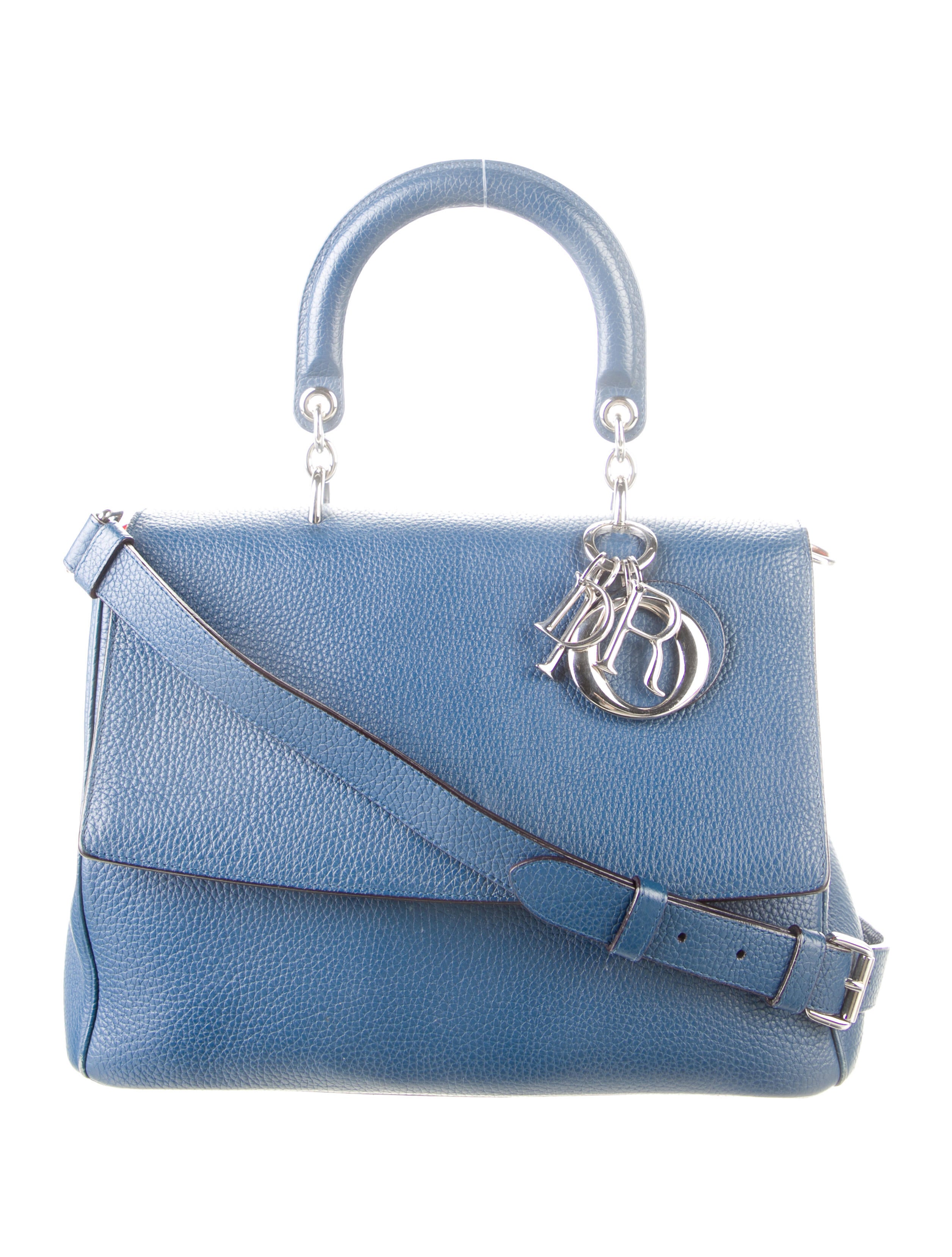 Christian Dior Miss Dior Large Flap Bag Blue Shoulder Bags, Handbags