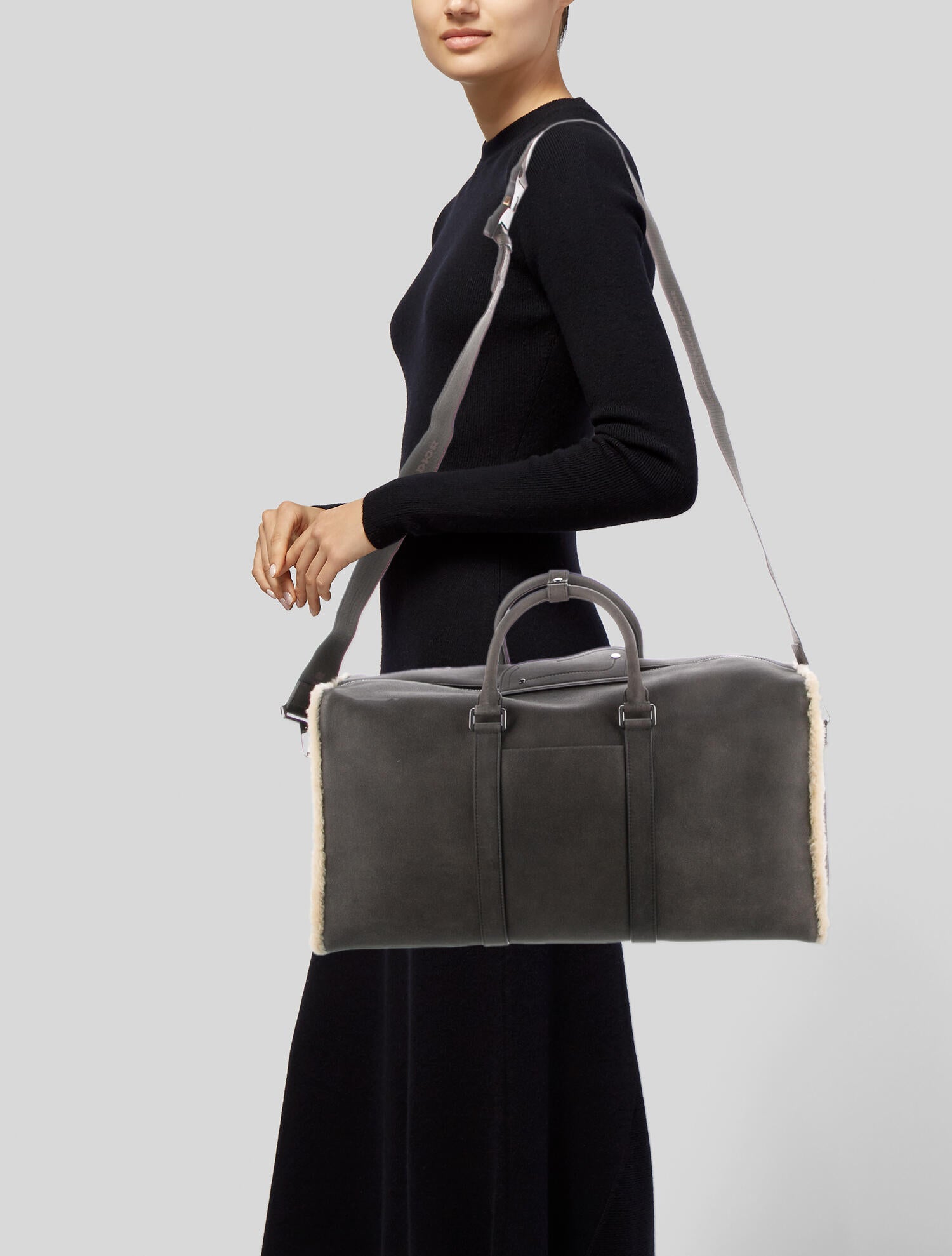 Christian Dior Lingot 50 Duffle Bag Grey Weekenders, Bags CHR285282