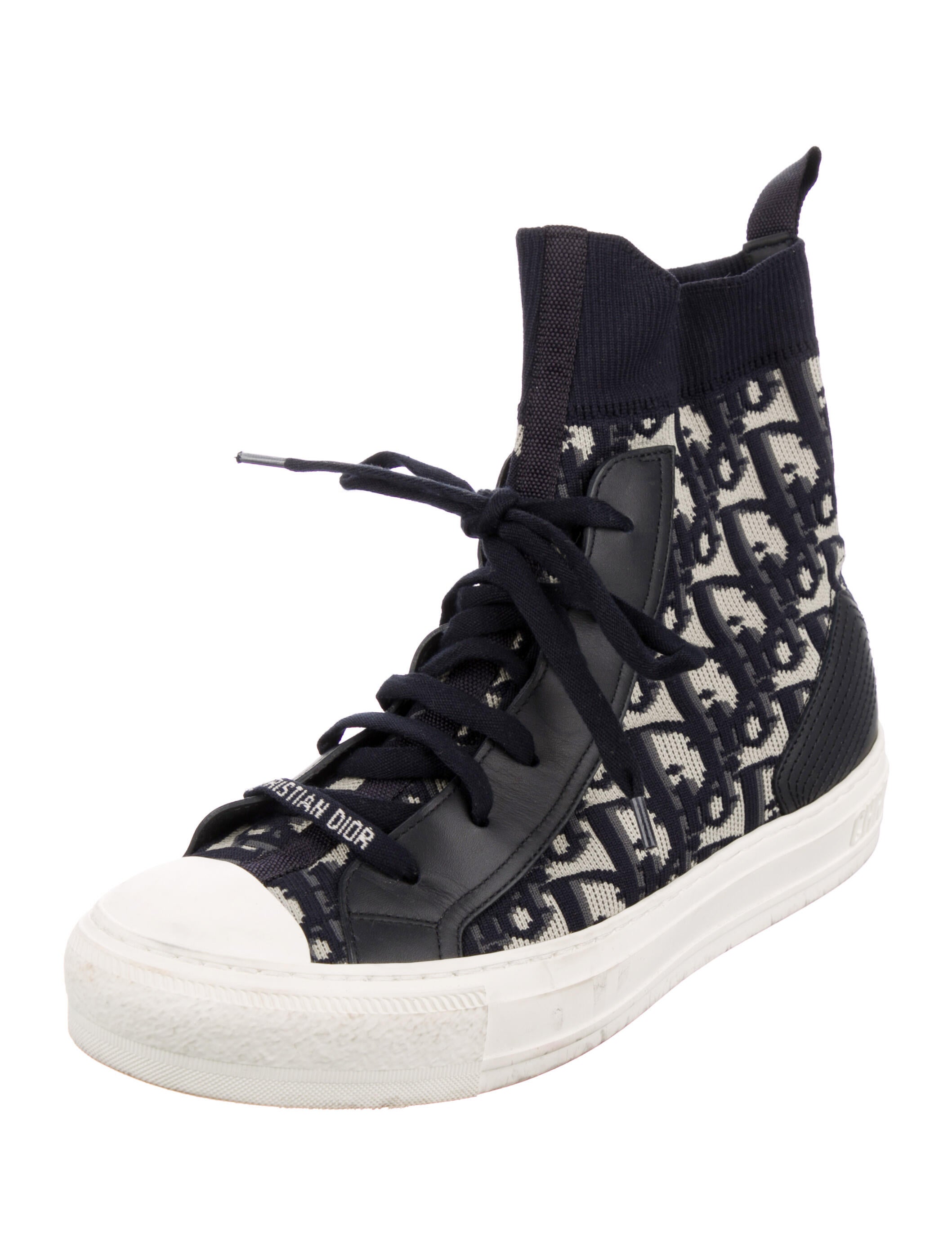 Christian Dior Walk N' Dior Oblique Sneakers Blue Sneakers, Shoes
