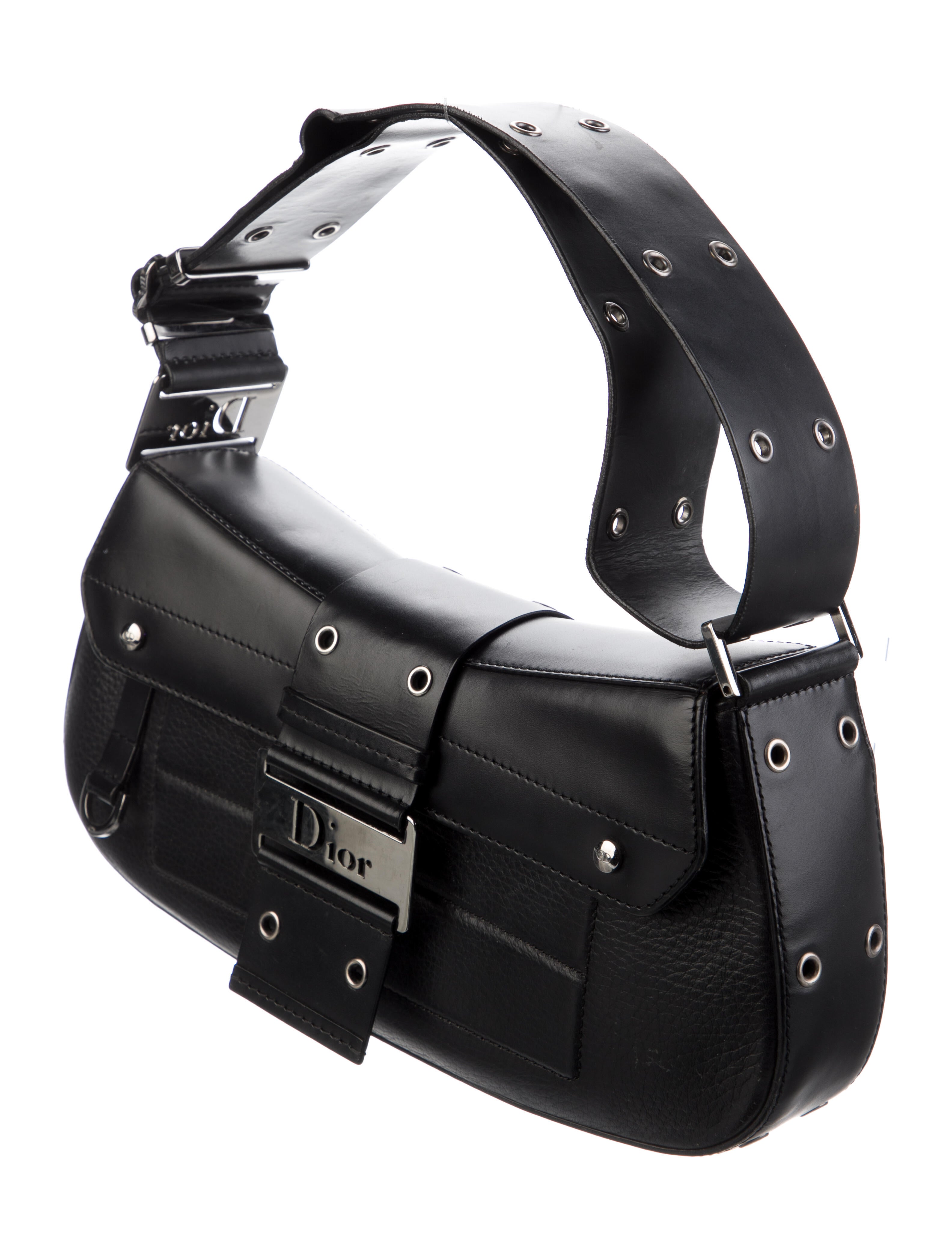 バッグ christianDior Christian Dior 2003 Vintage Street Chic Columbus Bag - Black