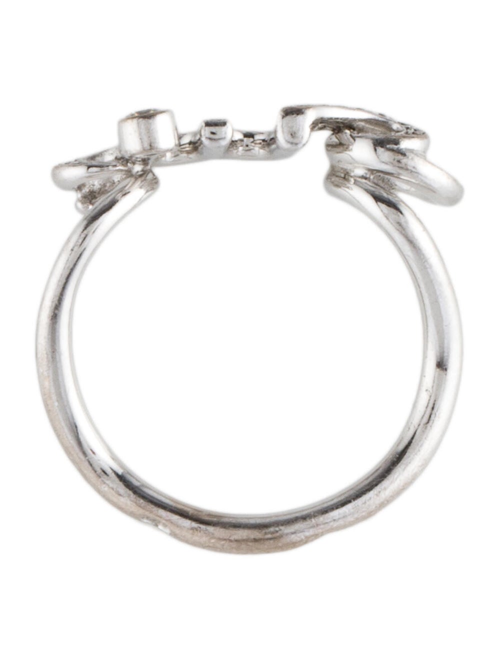 Christian Dior 18K Diamond 'Oui' Ring Gem