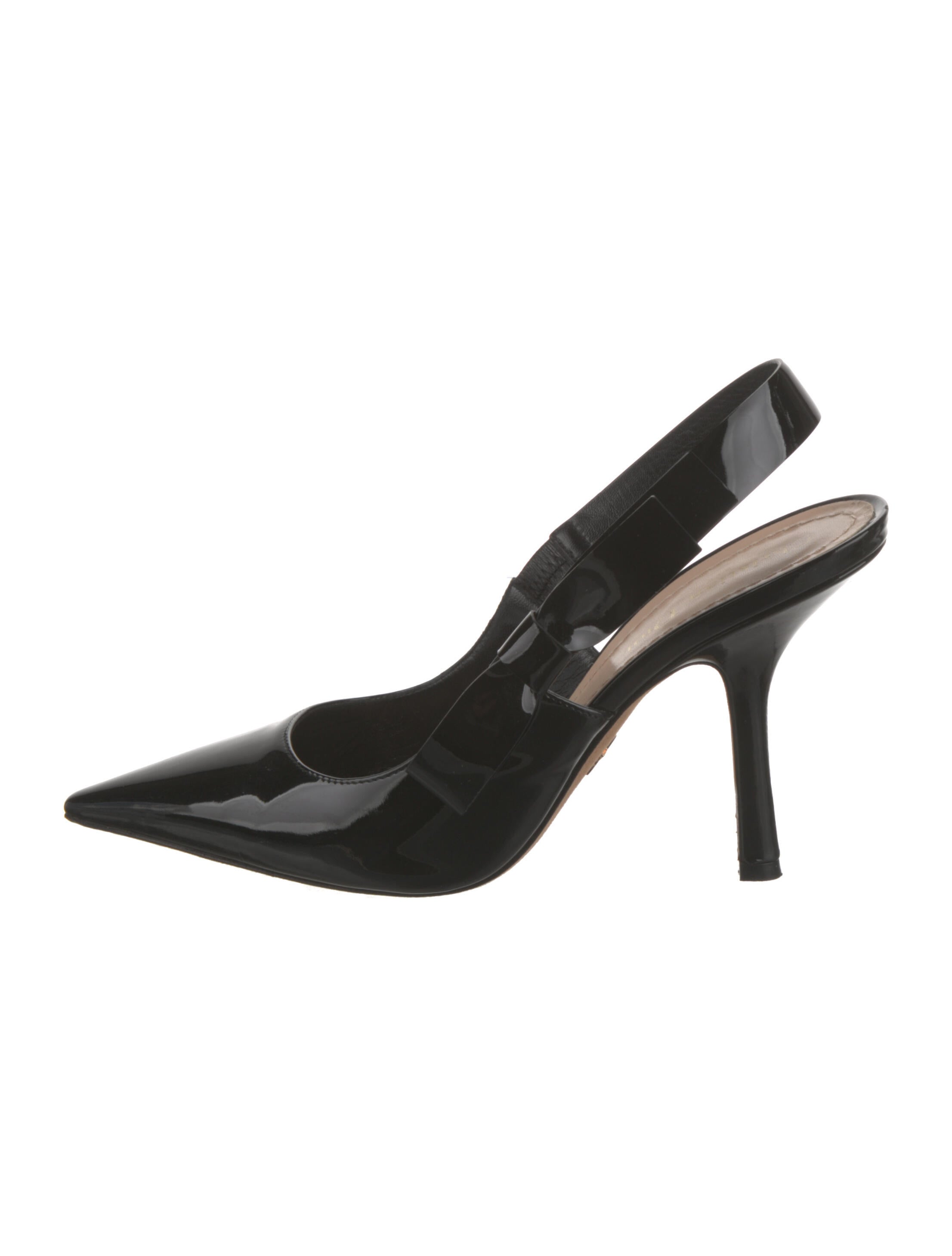 Christian Dior Velvet Bow Accents Slingback Pumps Black Pumps, Shoes CHR285903 The RealReal