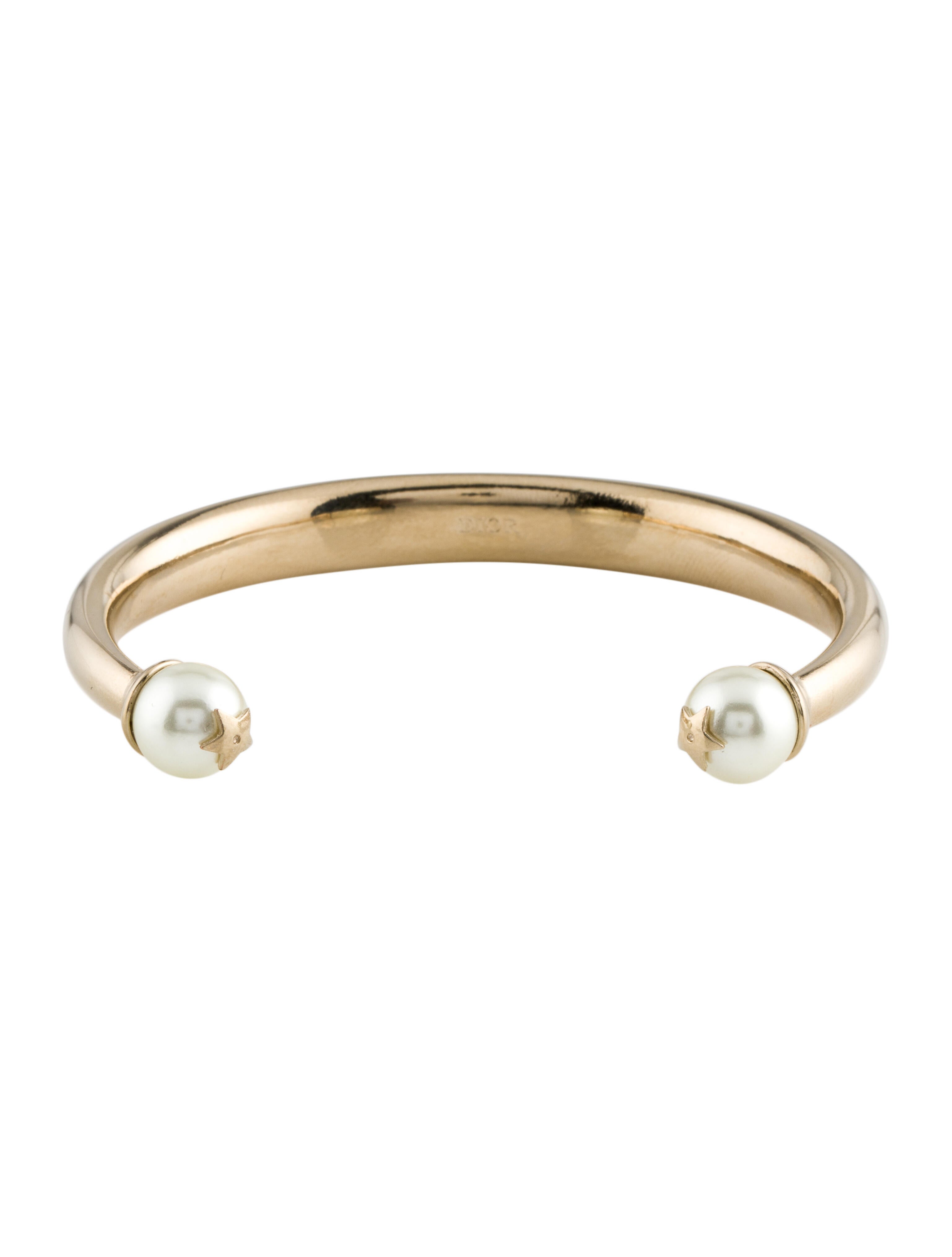 Christian Dior Cuff Bracelet Sterling Silver Cuff, Bracelets