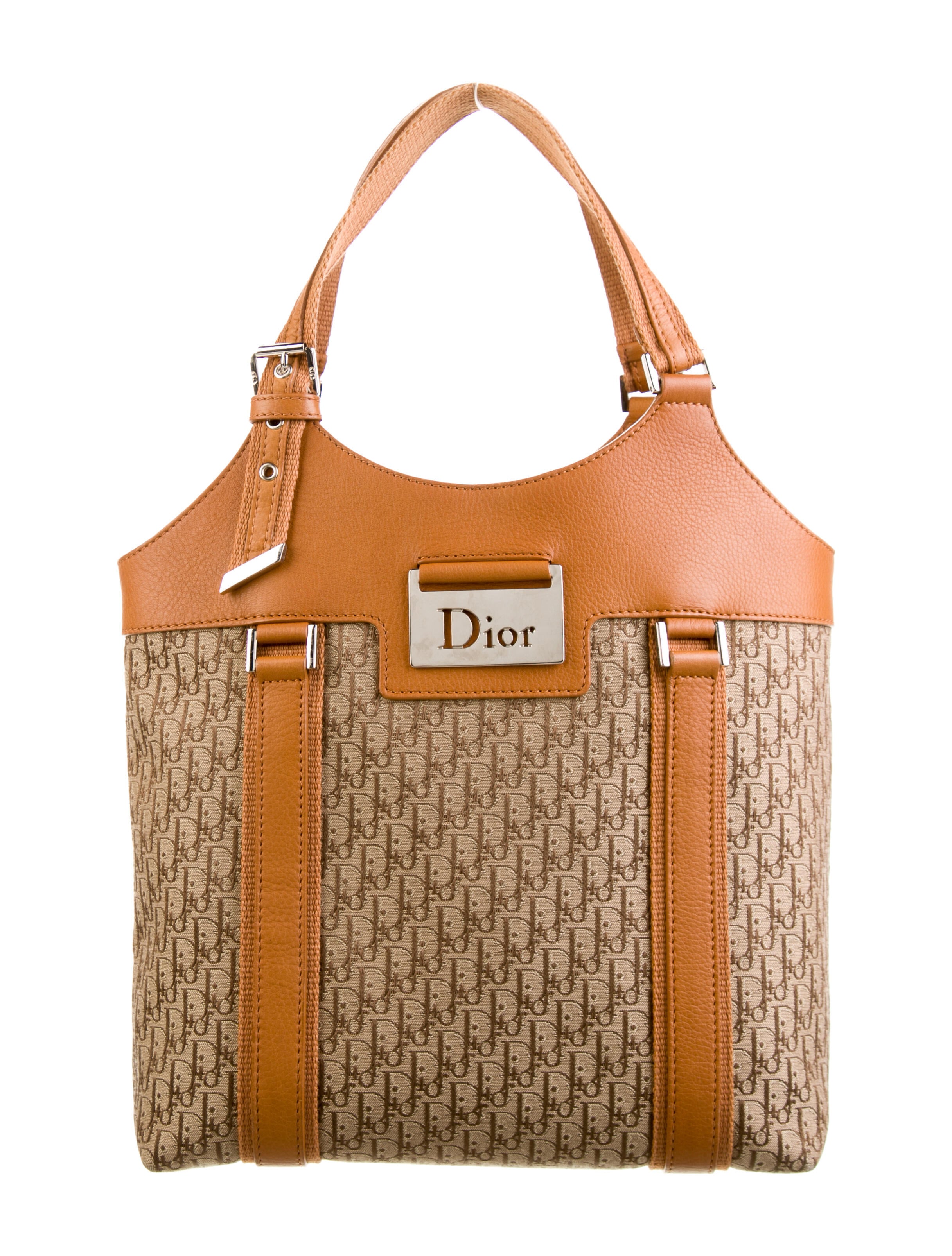 Christian Dior Fur Handle Bag Brown Handle Bags, Handbags CHR34390