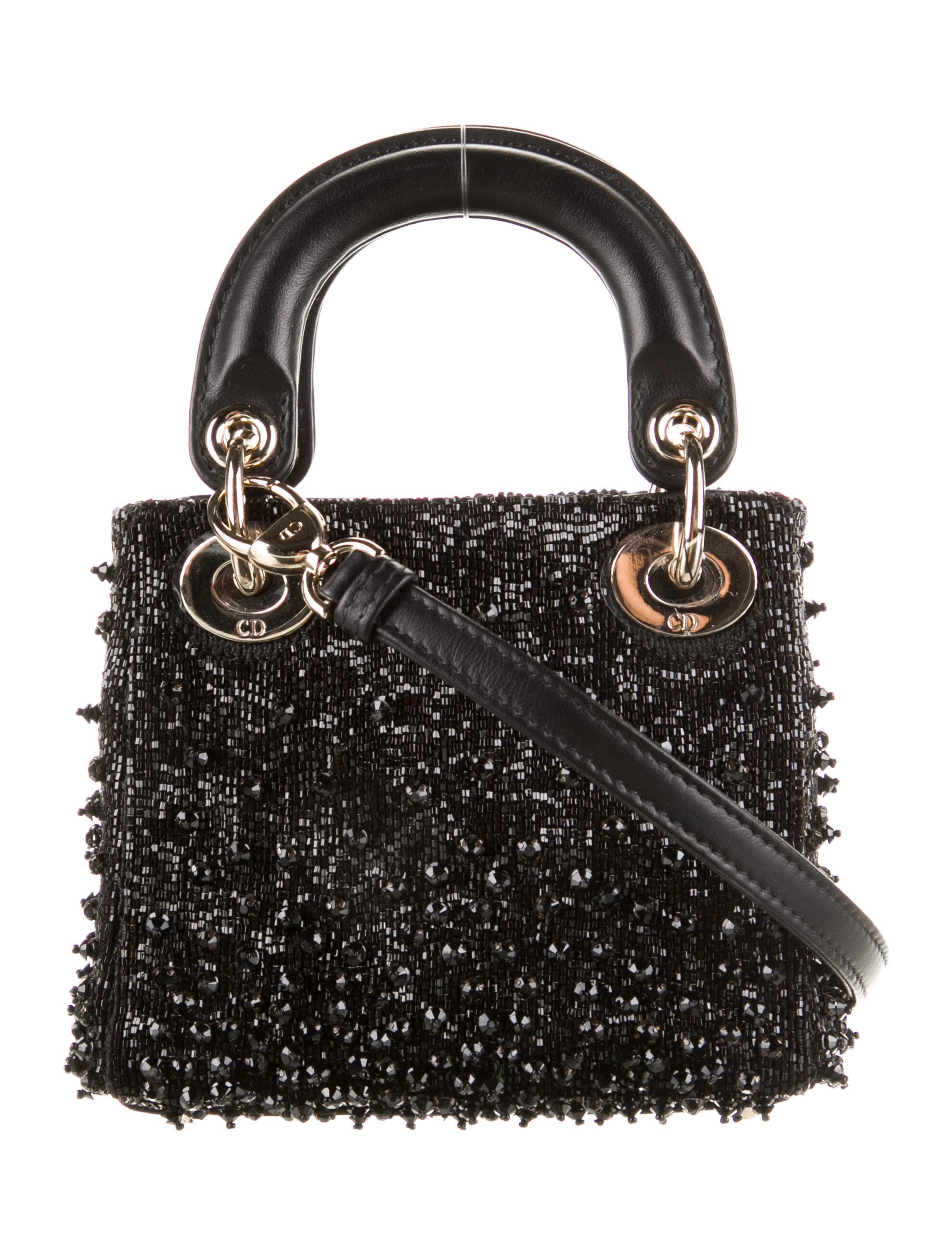 Christian Dior ブラックパーティーバッグ CHRISTIAN DIOR BLACK DIORISSIMO STREET CHIC POCKET SATCHEL – RDB