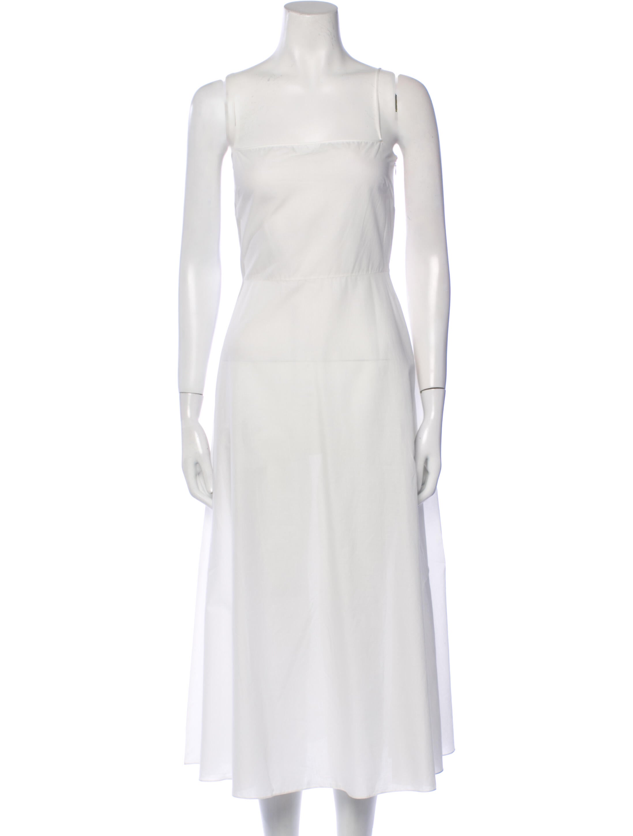 Christian Dior Square Neckline Midi Length Dress