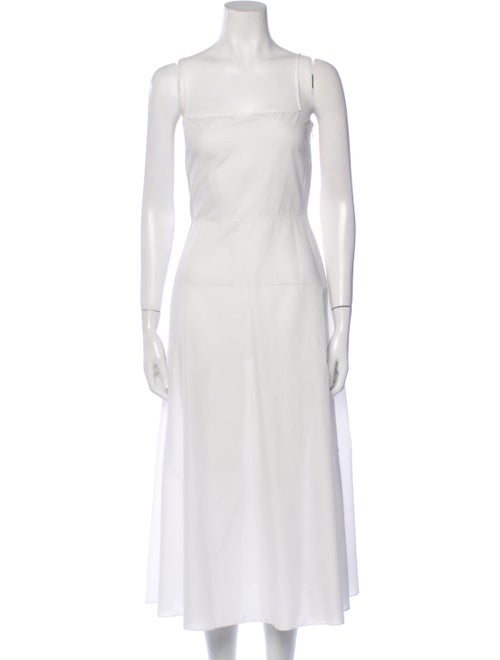 Christian Dior Square Neckline Midi Length Dress