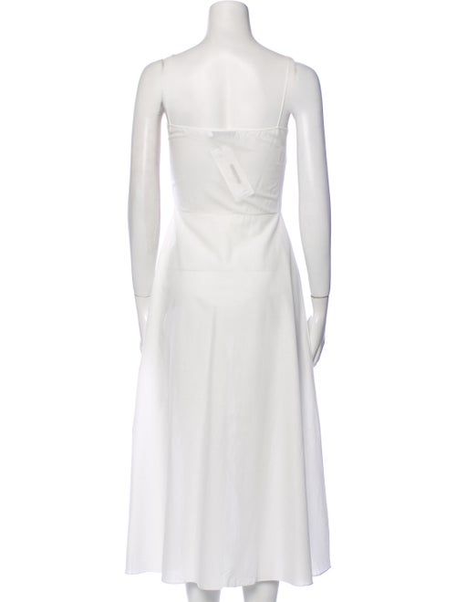 Christian Dior Square Neckline Midi Length Dress