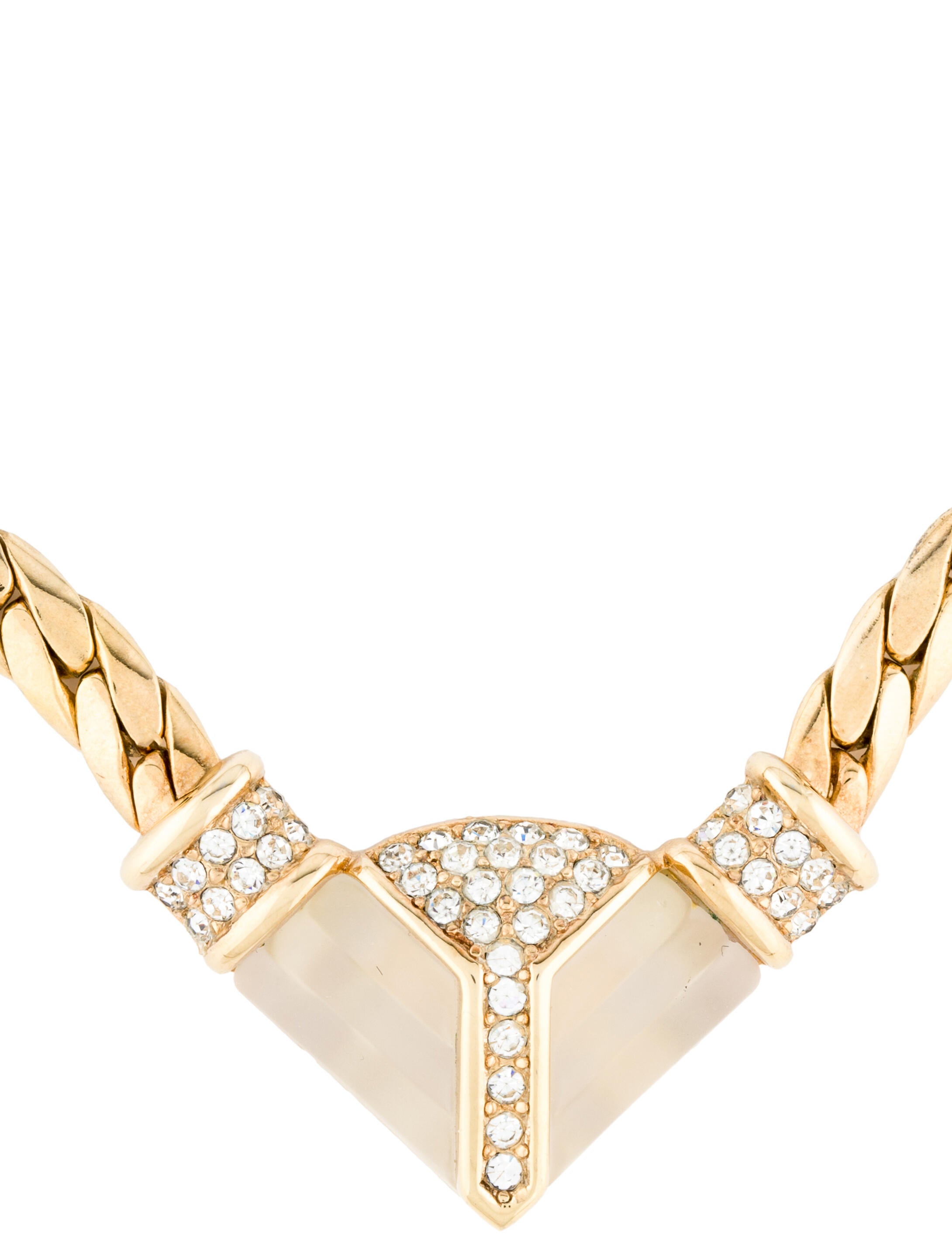 Christian Dior Danseuse Étoile Choker Necklace GoldPlated Pendant Necklace, Necklaces