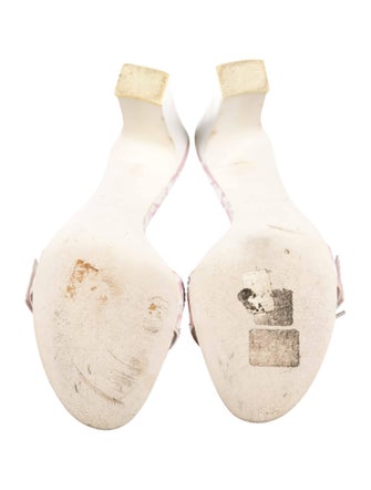 Christian Dior Oblique Jacquard Canvas Slides