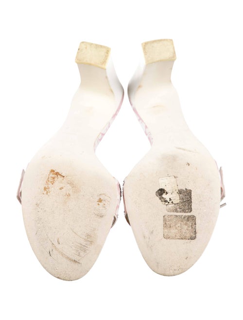 Christian Dior Oblique Jacquard Canvas Slides