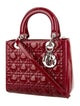 Christian Dior Medium Patent Cannage Lady Dior Bag