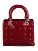 Christian Dior Medium Patent Cannage Lady Dior Bag