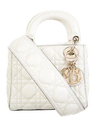 Christian Dior Mini Cannage Lady Dior Bag