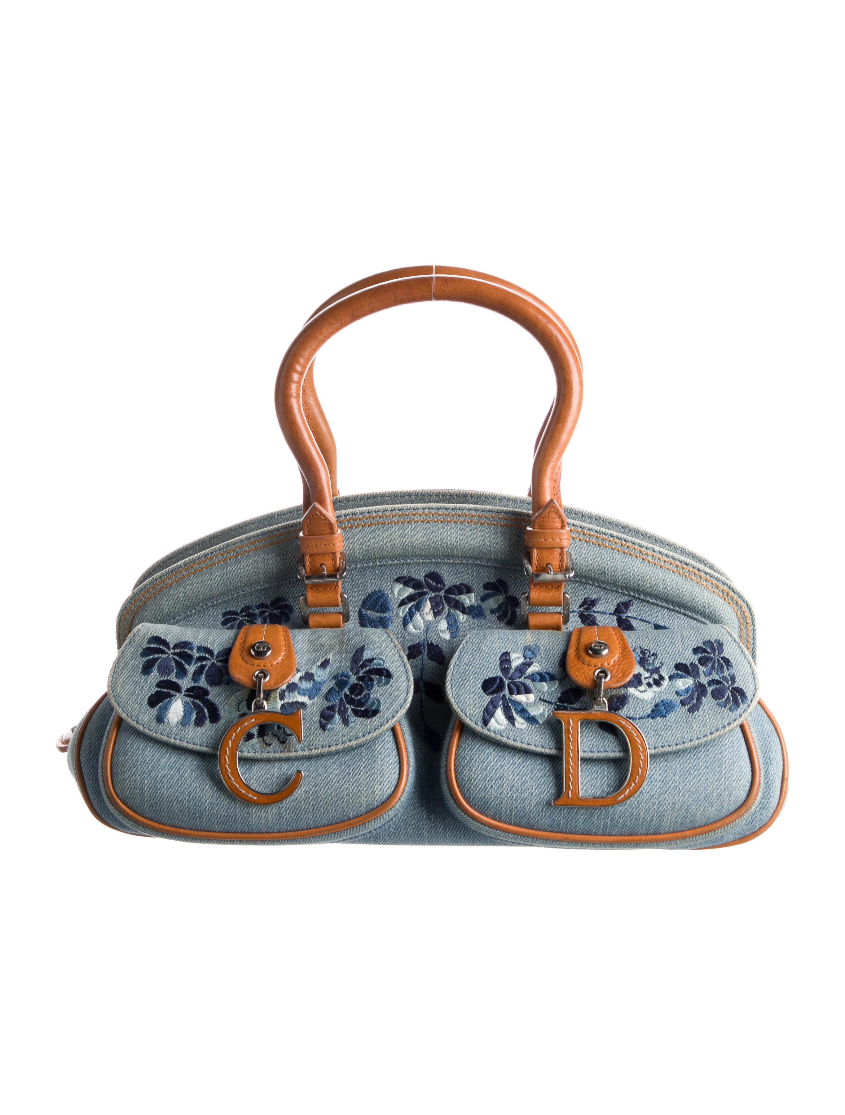 ディオール bag Christian Dior Wicker Oblique Mini Lady Dior Bag Blue 1833475