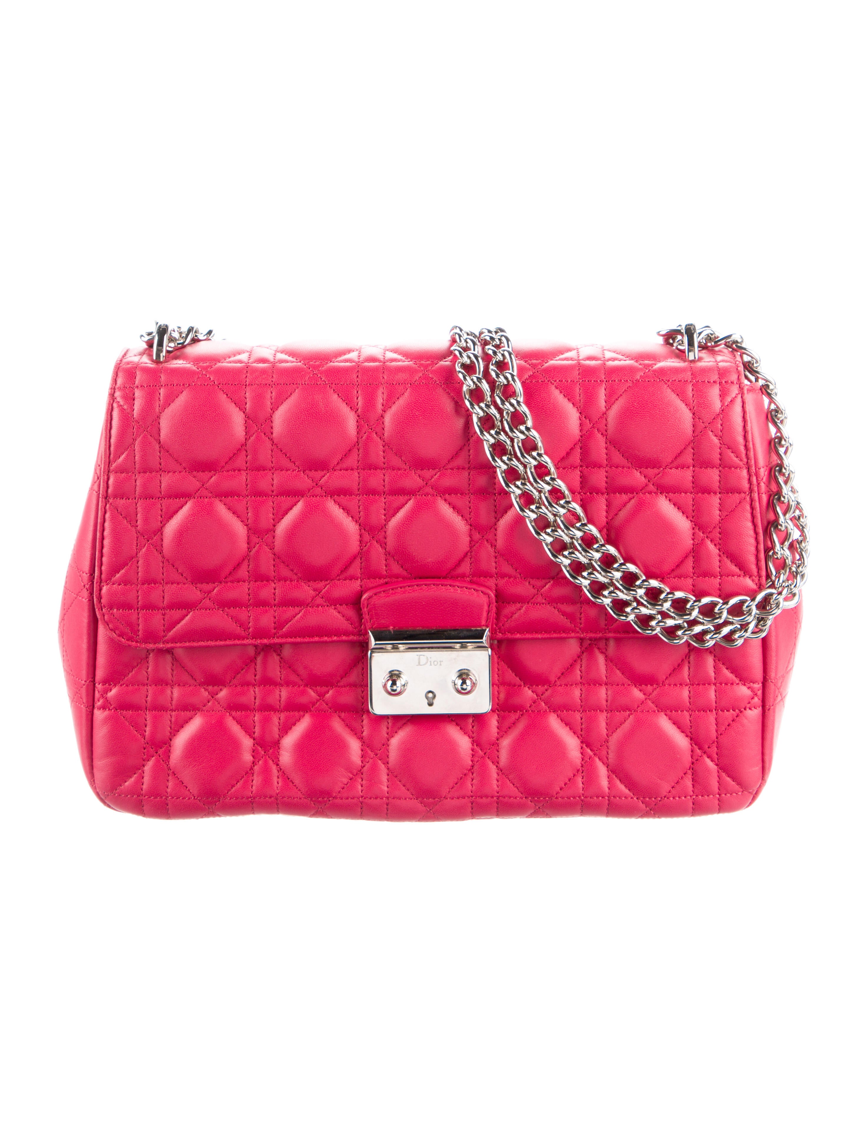 Christian Dior Mini Saddle Bag Pink Shoulder Bags, Handbags CHR260273 The RealReal