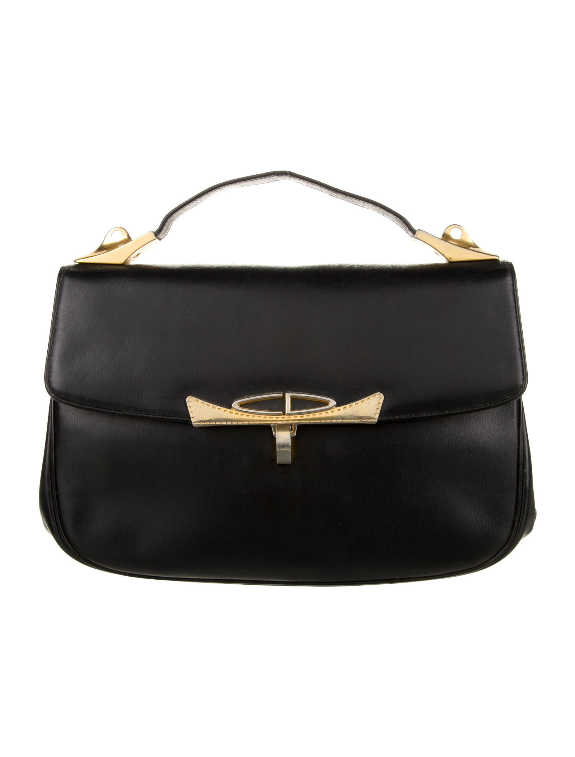 Christian Dior Nylon Large Lady Dior Bag Black Handle Bags, Handbags