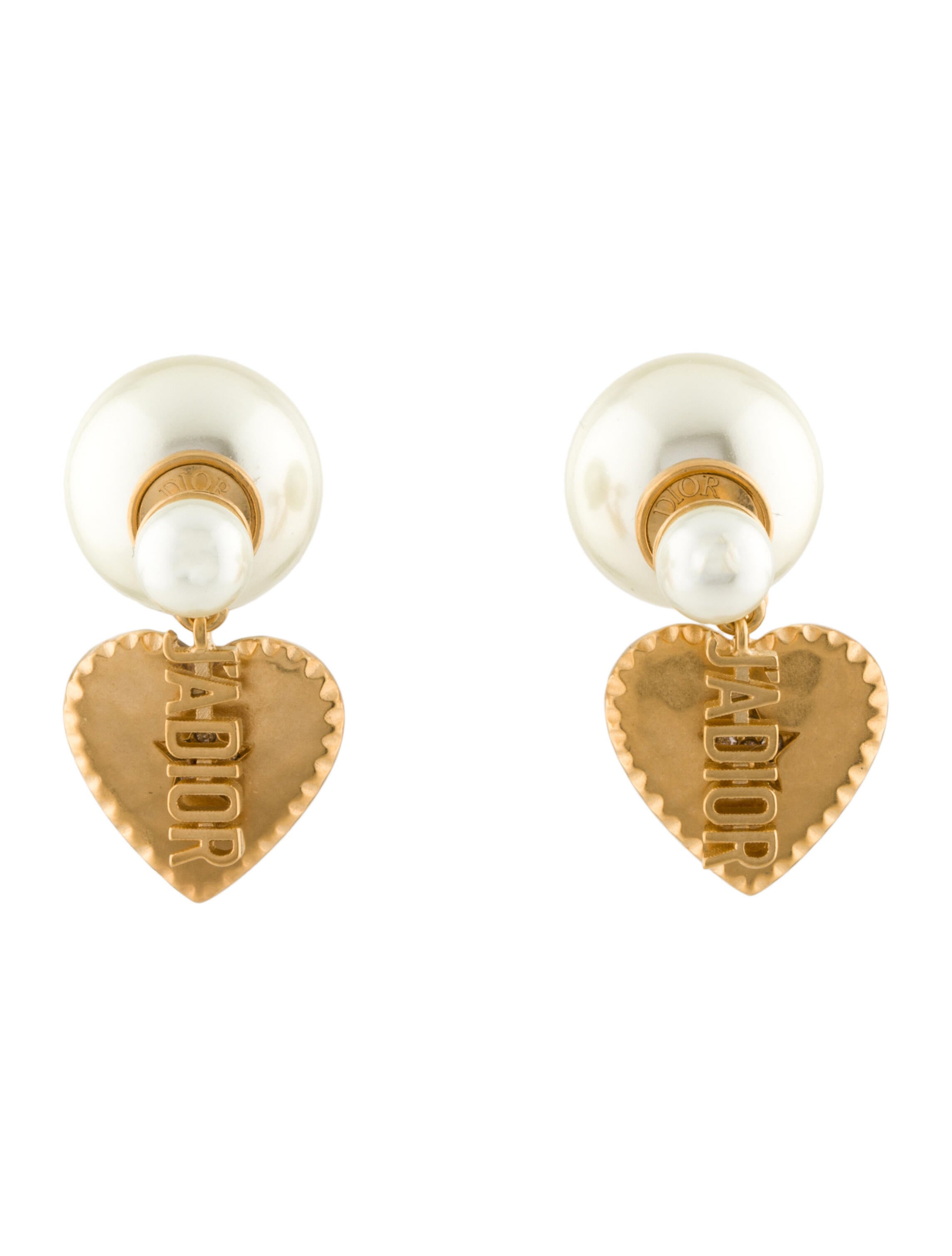 Christian Dior J'Adior Tribales Earrings GoldPlated Drop, Earrings