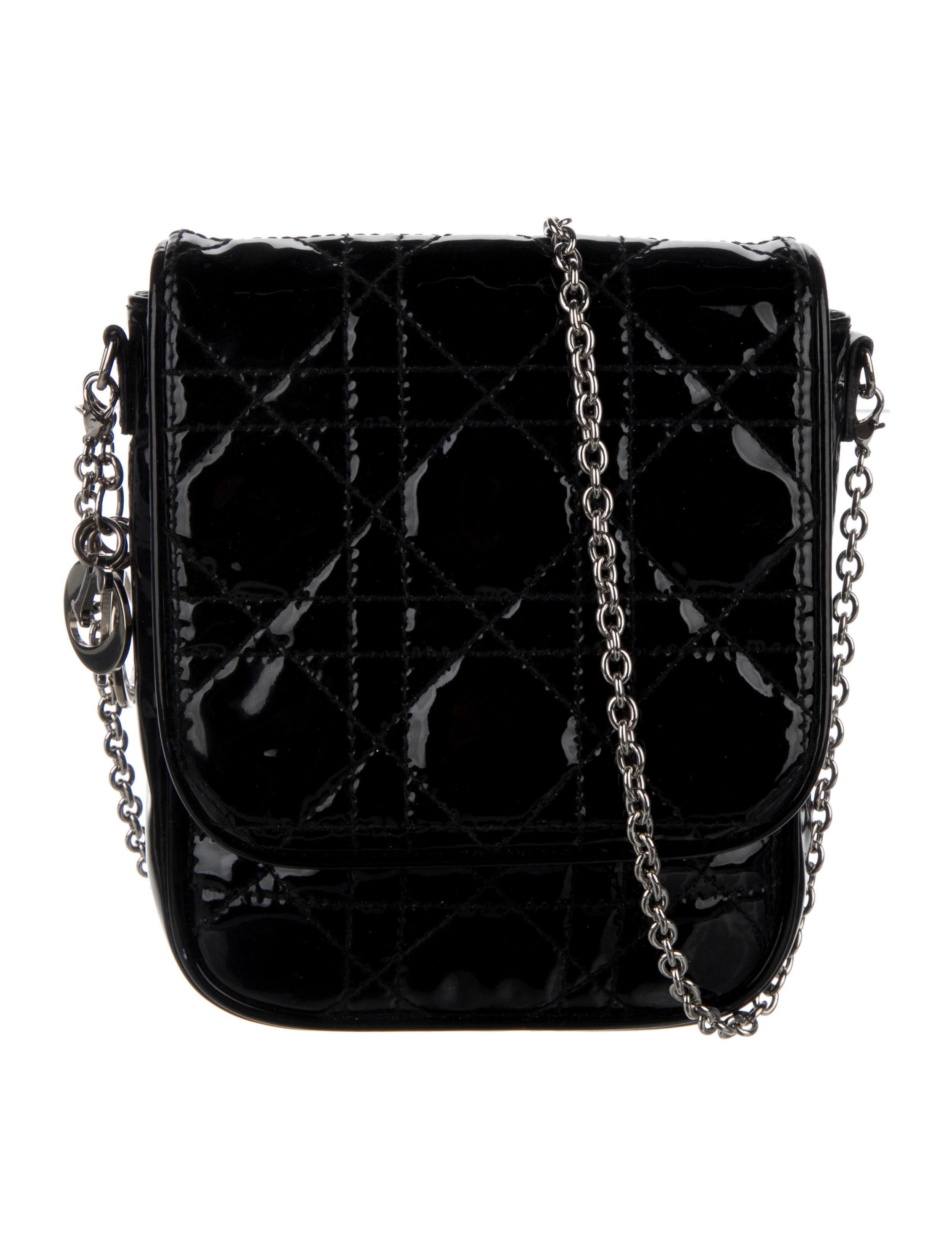 Christian Dior 2021 Medium Ultramatte Bobby Flap Bag Black Crossbody