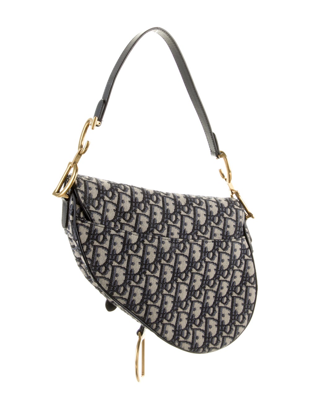 Christian Dior Oblique Jacquard Saddle Bag Gem