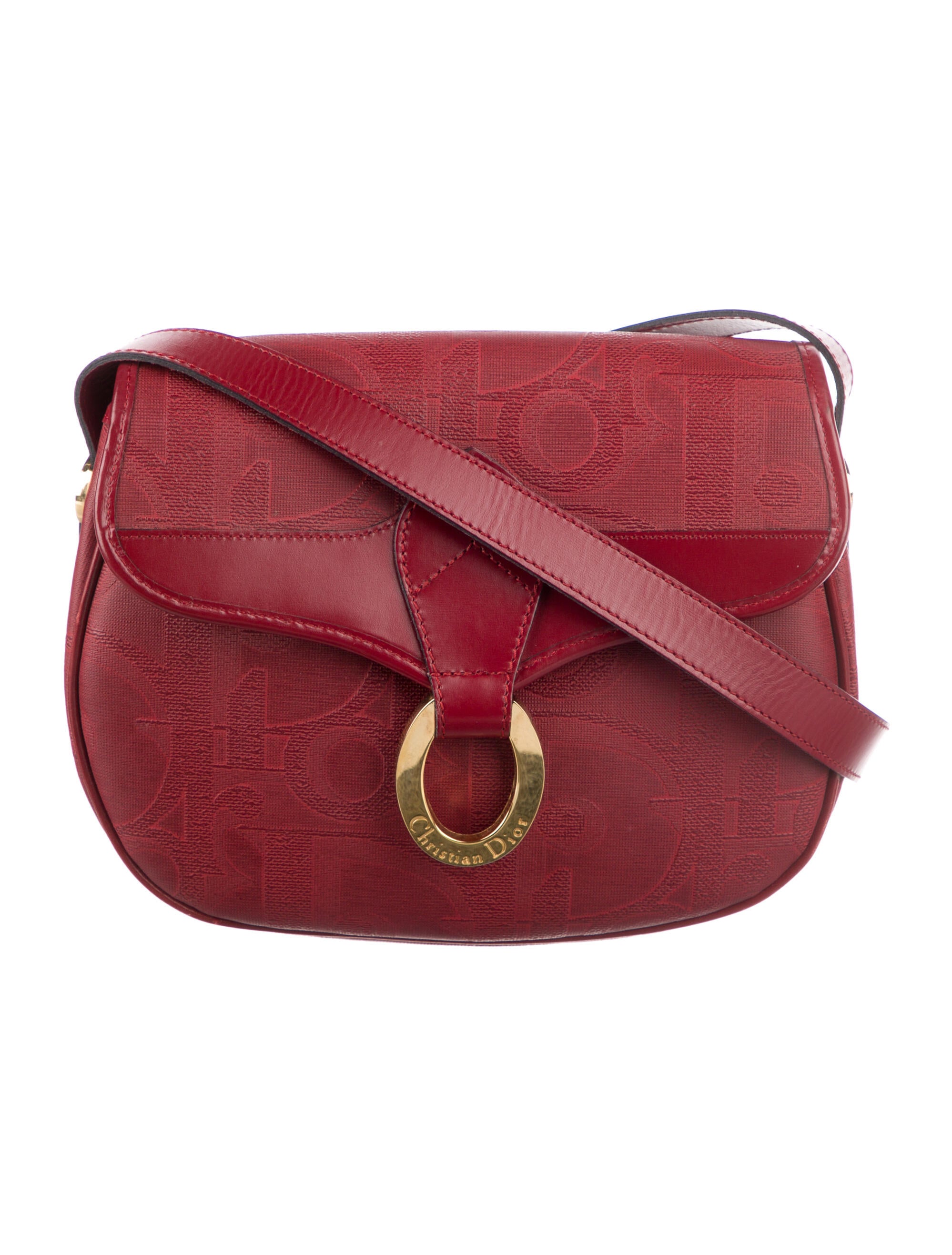 Christian Dior Vintage Crossbody Bag Red Crossbody Bags, Handbags CHR314691 The RealReal
