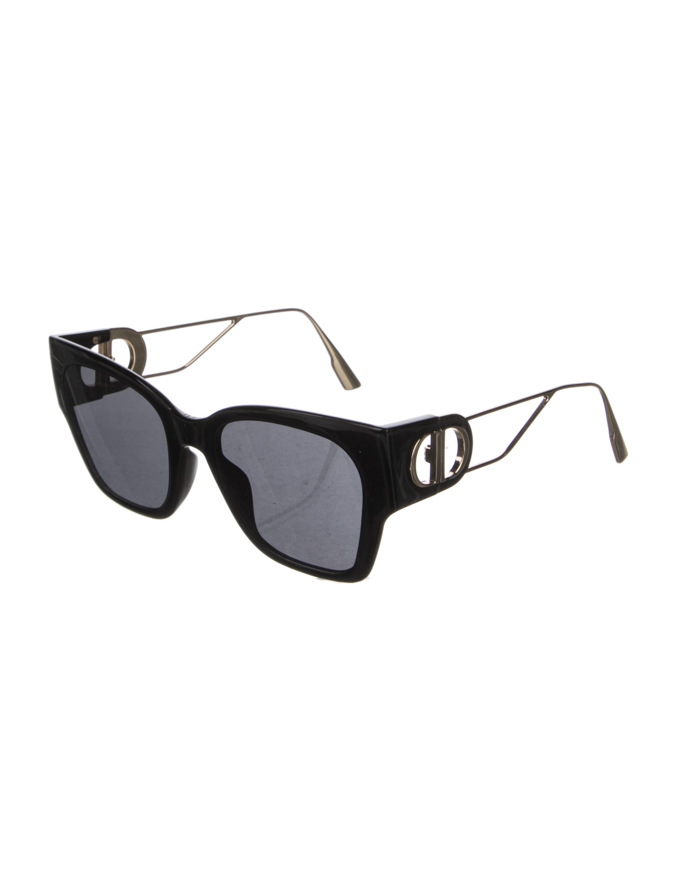 Christian Dior So Real Split Lens Sunglasses Black Sunglasses, Accessories CHR41175 The