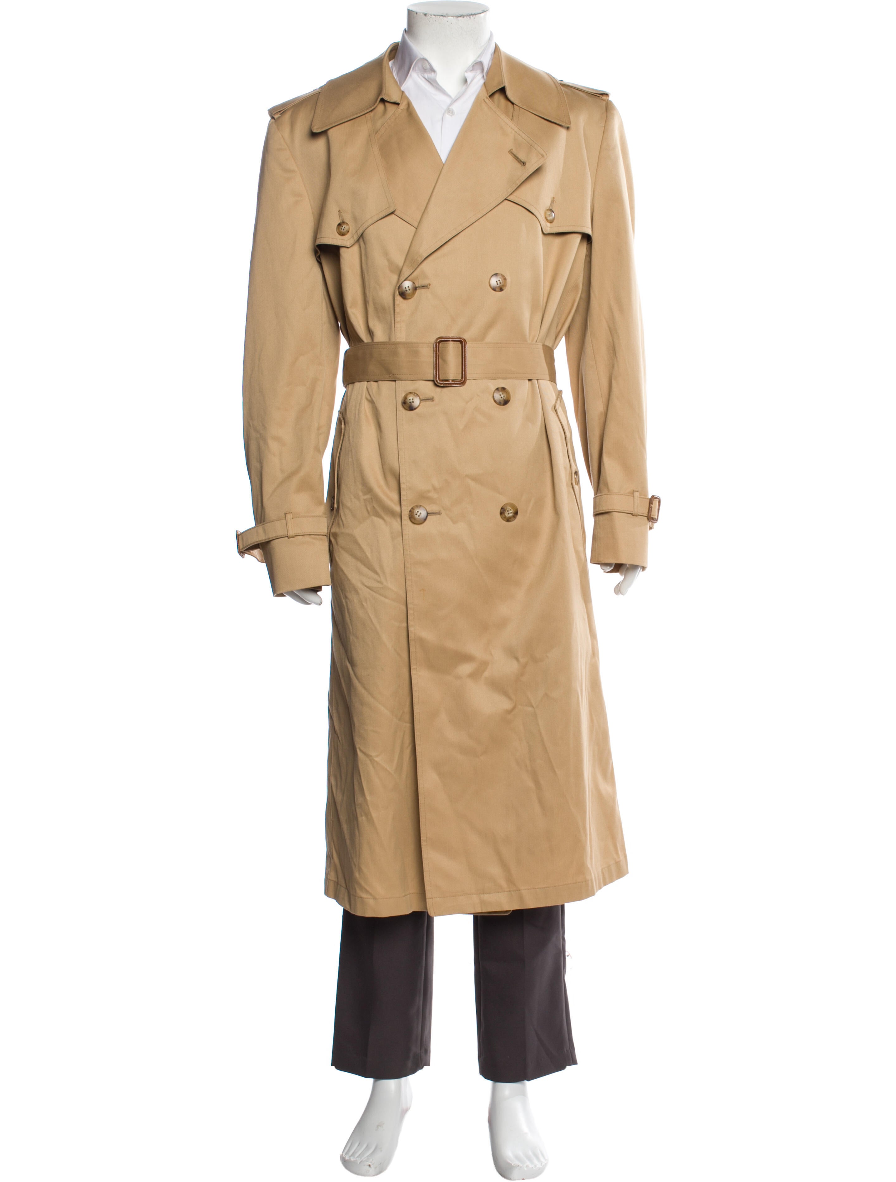 Christian Dior Vintage 1980's Trench Coat Brown Outerwear, Clothing CHR317797 The RealReal