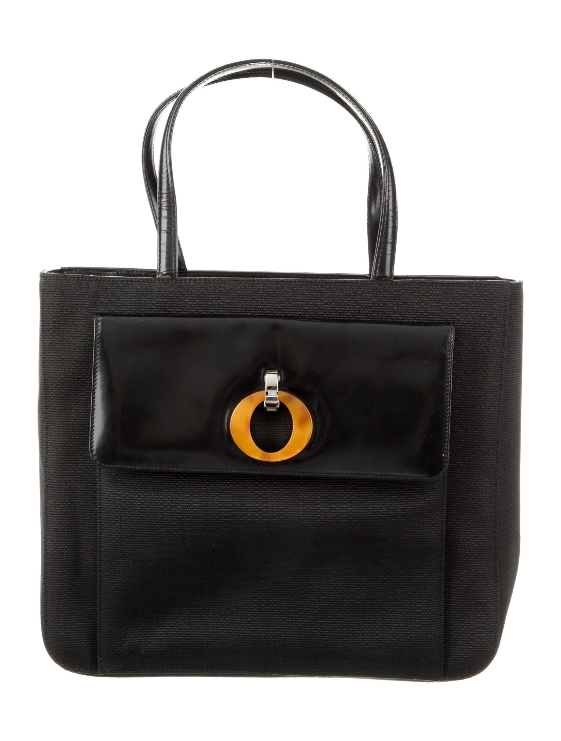 Christian Dior Nylon Mini Lady Dior Bag Black Handle Bags, Handbags