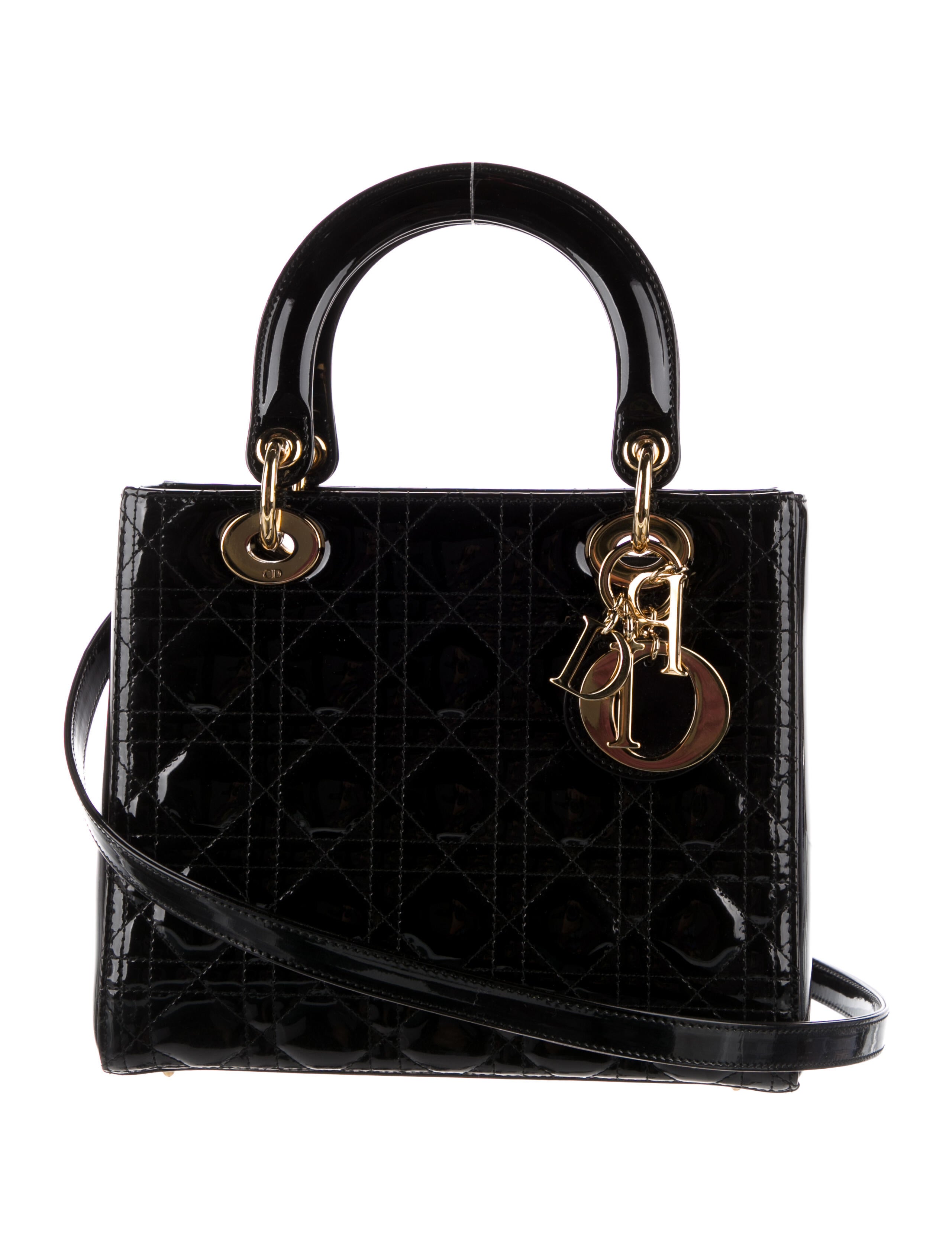 Lady Dior Handbag in Anthracite Gray main image 1