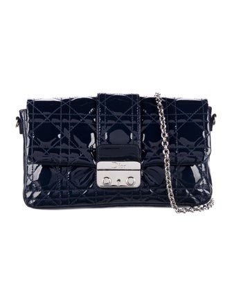 Christian Dior Patent Miss Dior Wallet On Chain