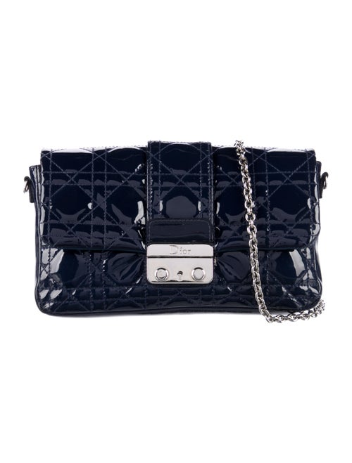 Christian Dior Patent Miss Dior Wallet On Chain