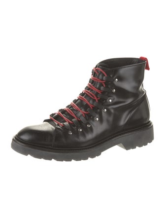 Dior Homme Leather Hiking Boots