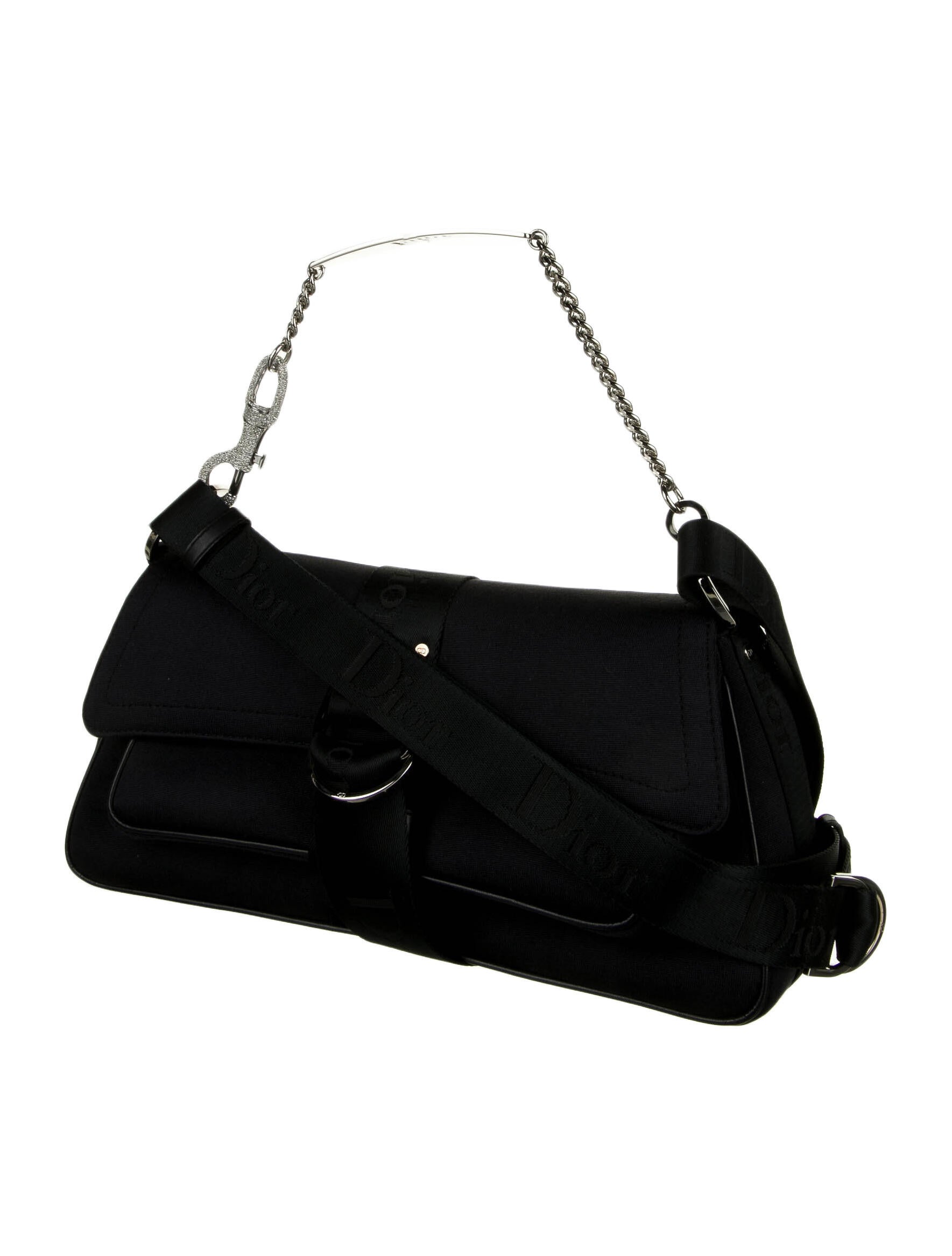 Dior ブラック ショルダーバッグ Christian Dior Hardcore Shoulder Bag - Black Shoulder Bags