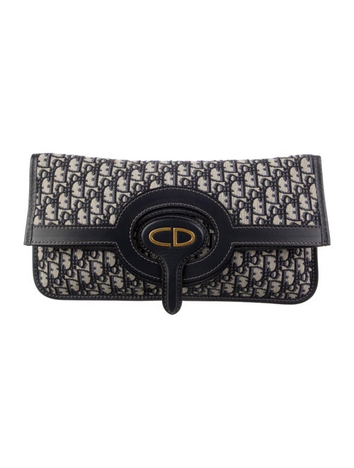 Christian Dior Oblique Fold Over Clutch