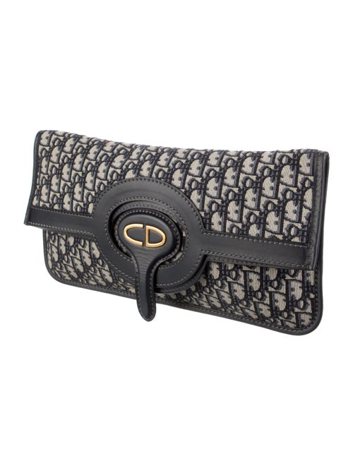 Christian Dior Oblique Fold Over Clutch