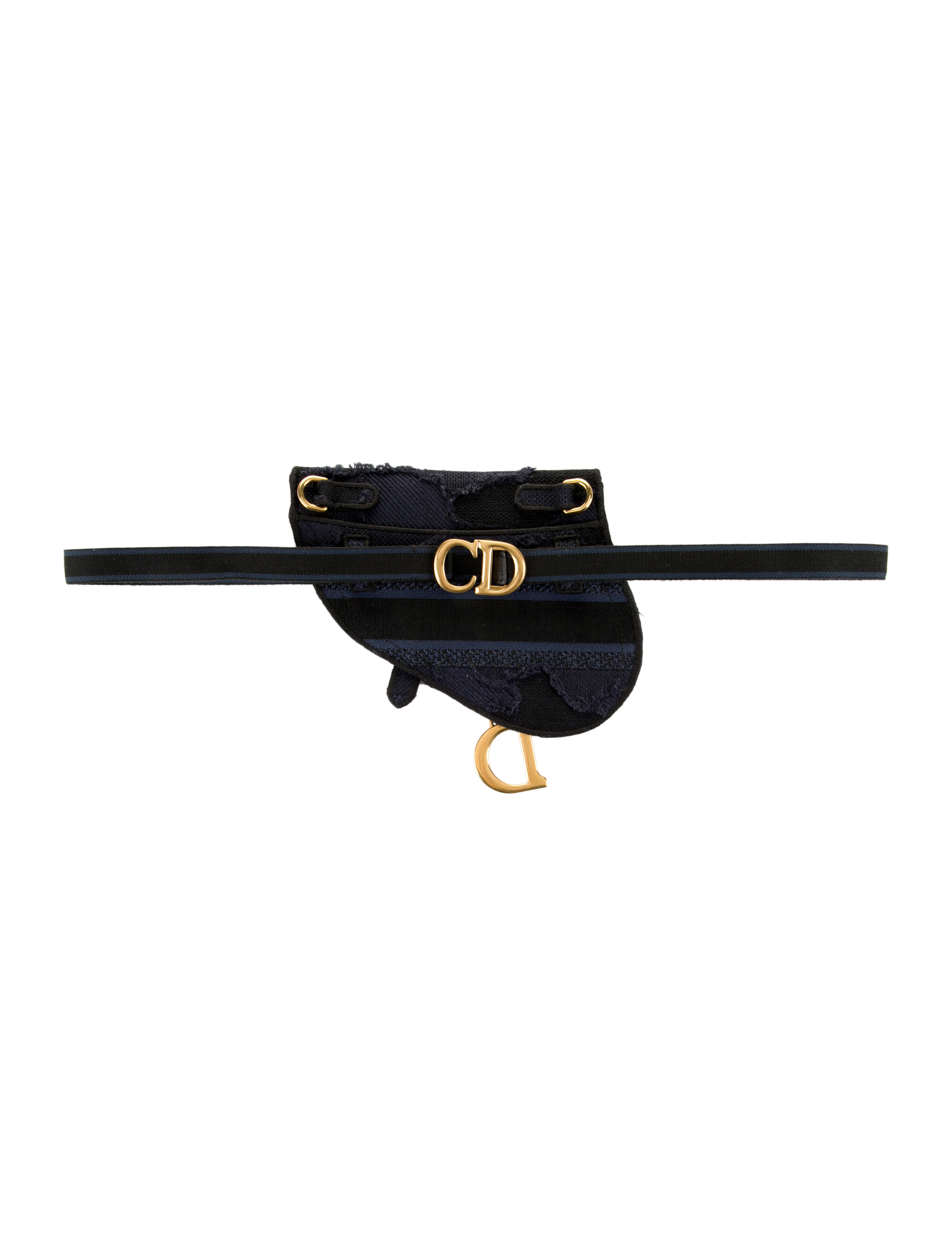 Christian Dior Canvas Saddle Waist Bag Waist Bags, Handbags The