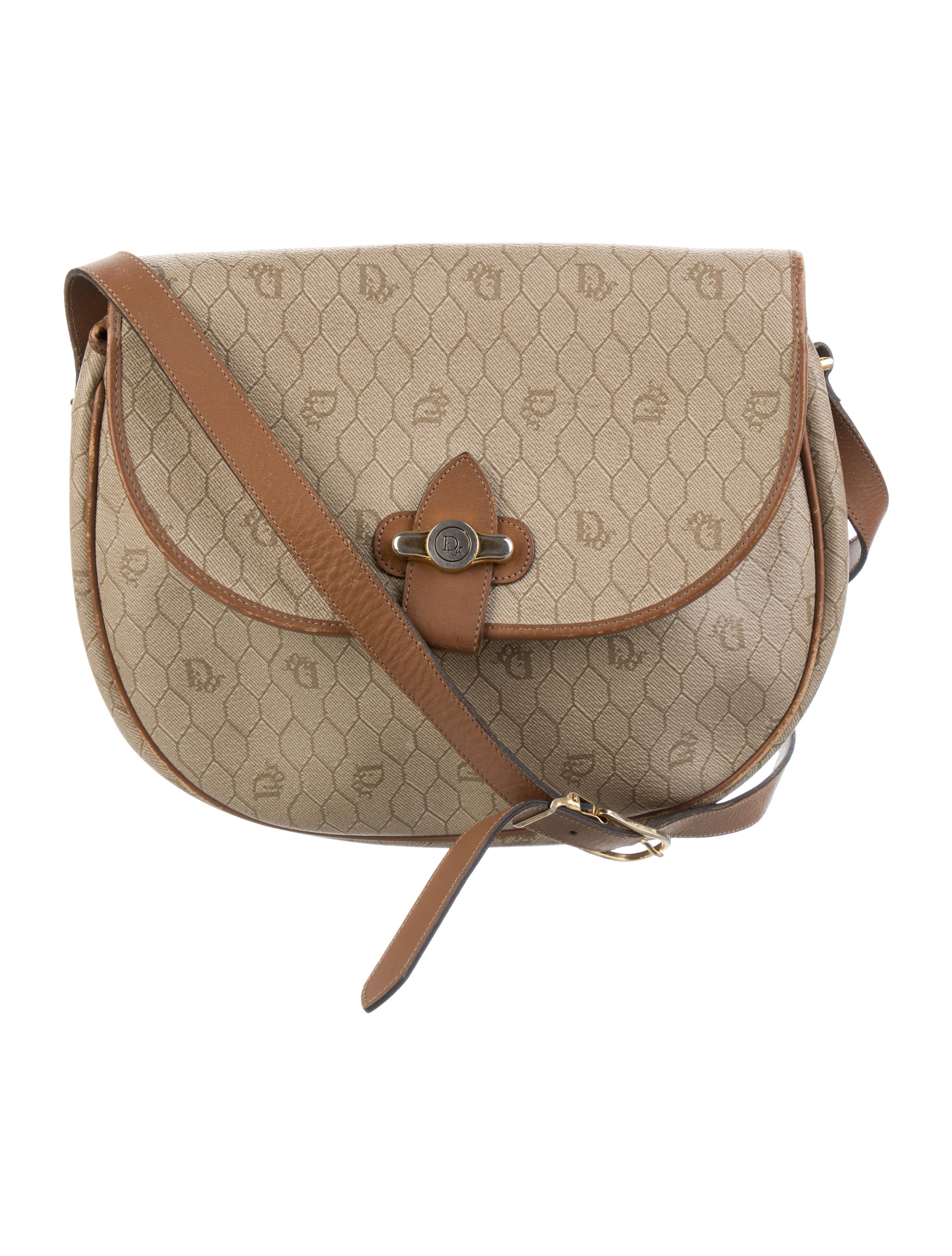 Christian Dior Vintage Crossbody Bag Neutrals Crossbody