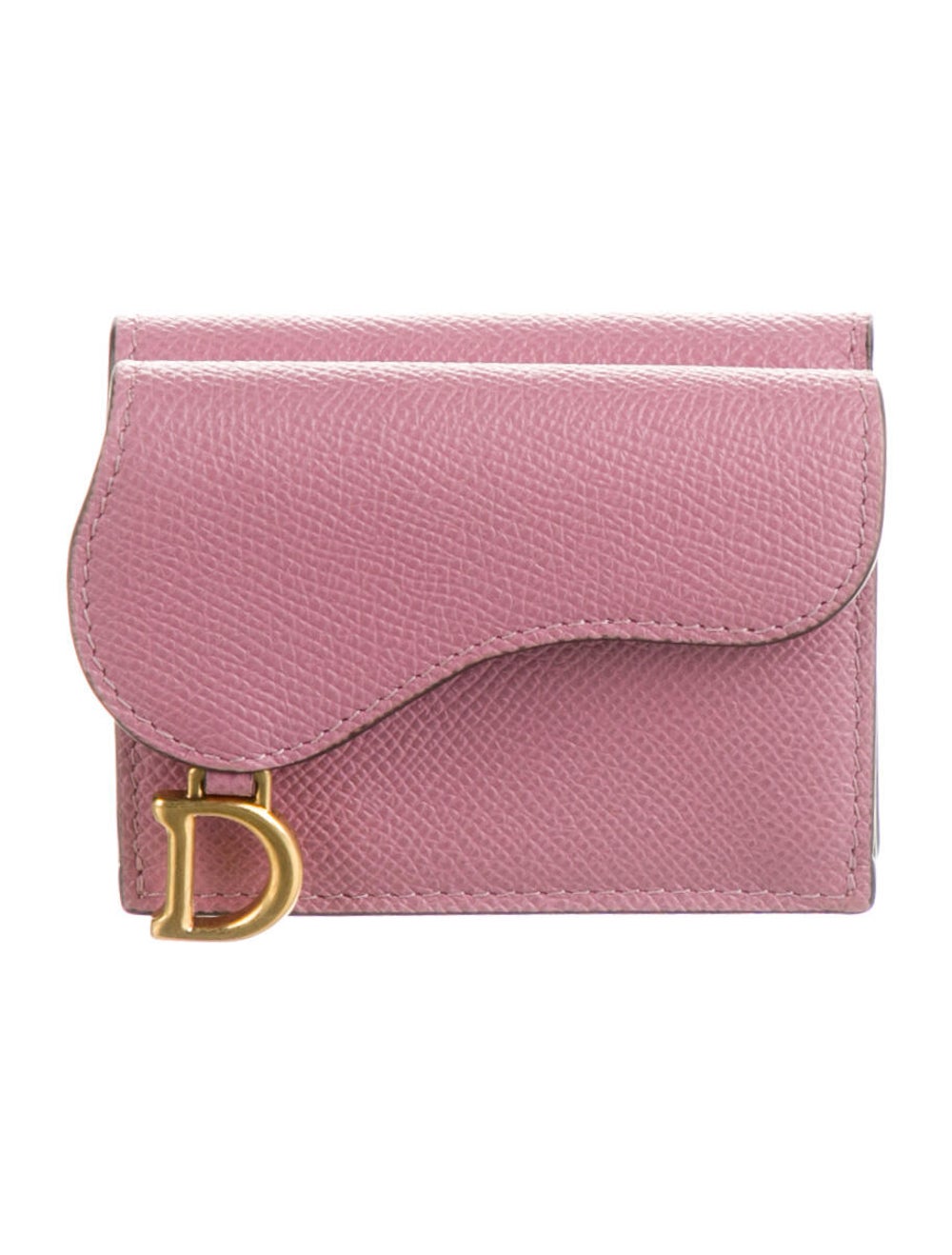 Christian Dior Saddle Compact Wallet Leather Wallet Gem
