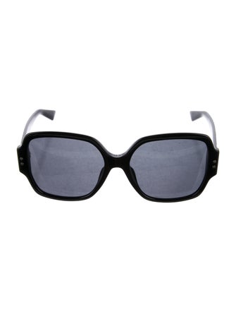 Christian Dior Cannage Pattern Square Sunglasses