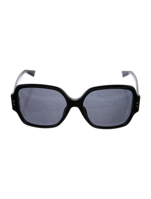 Christian Dior Cannage Pattern Square Sunglasses