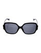 Christian Dior Cannage Pattern Square Sunglasses