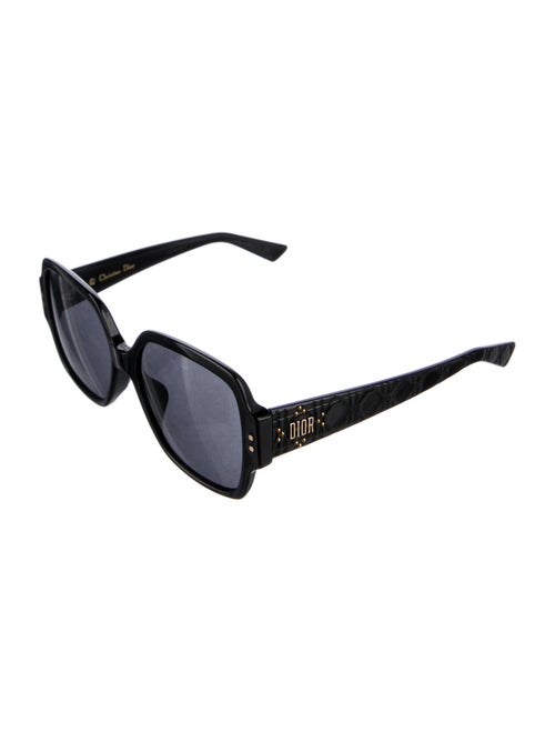 Christian Dior Cannage Pattern Square Sunglasses