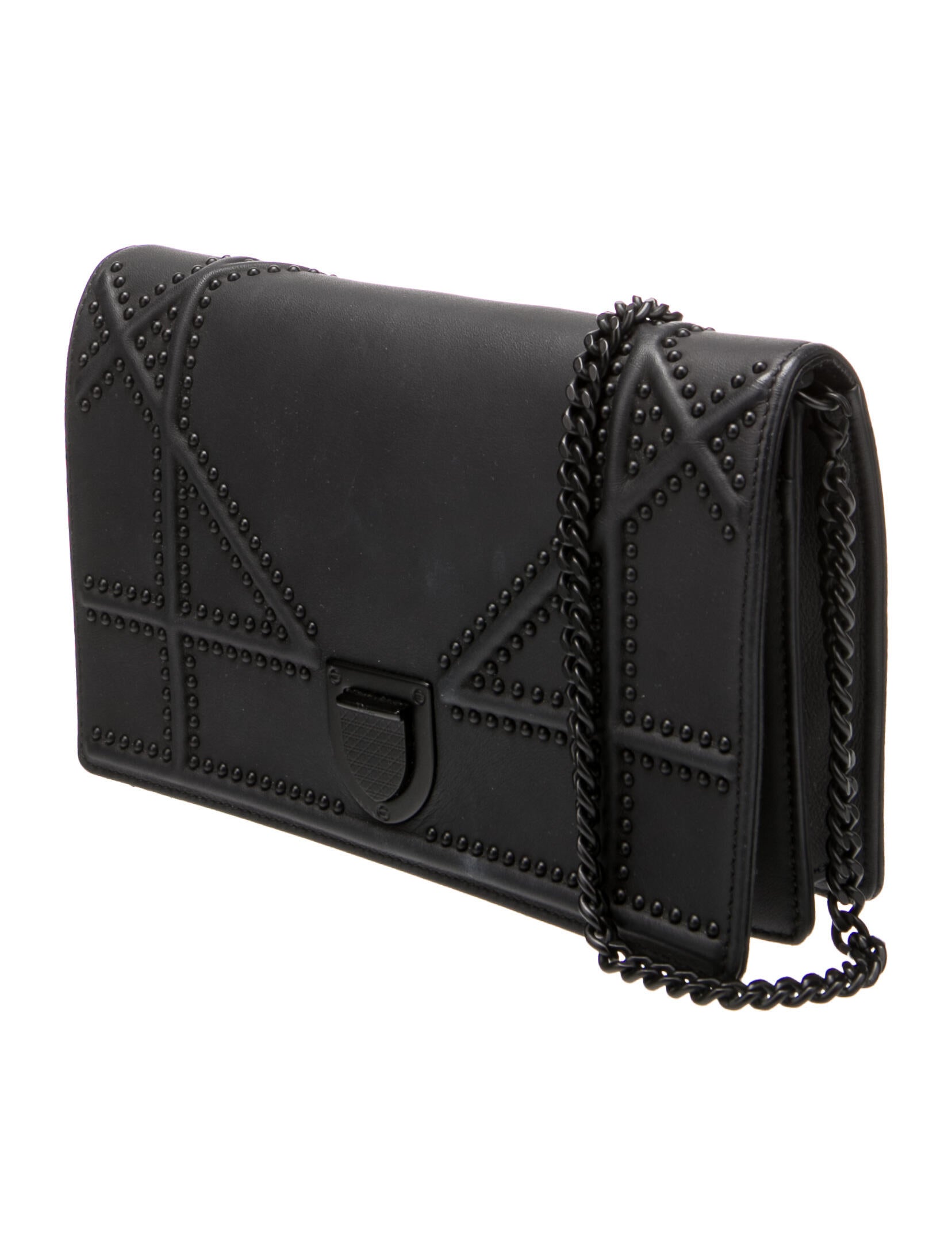 Christian Dior Ultramatte Diorama Wallet on Chain Crossbody Bags