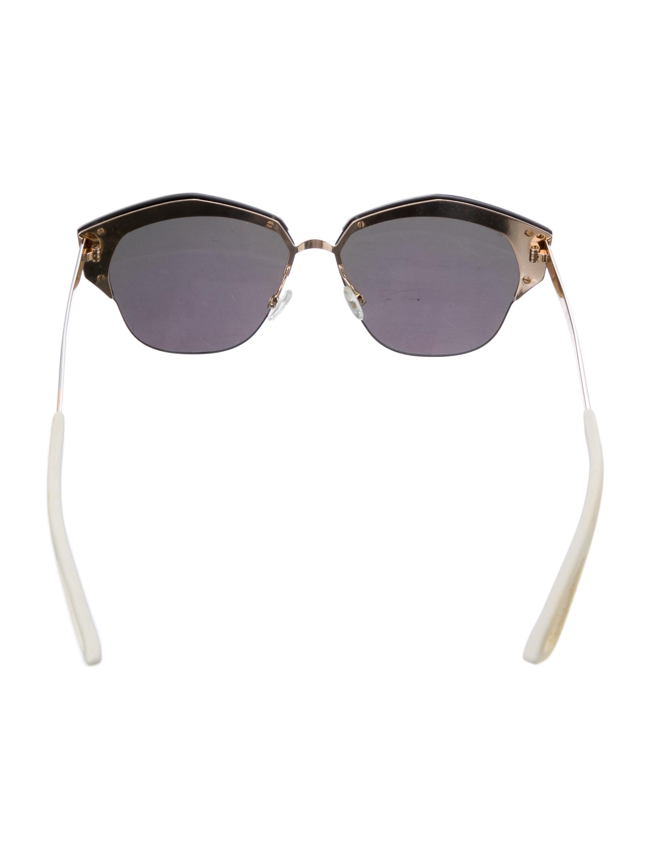 Christian Dior Cat-Eye Mirrored Sunglasses