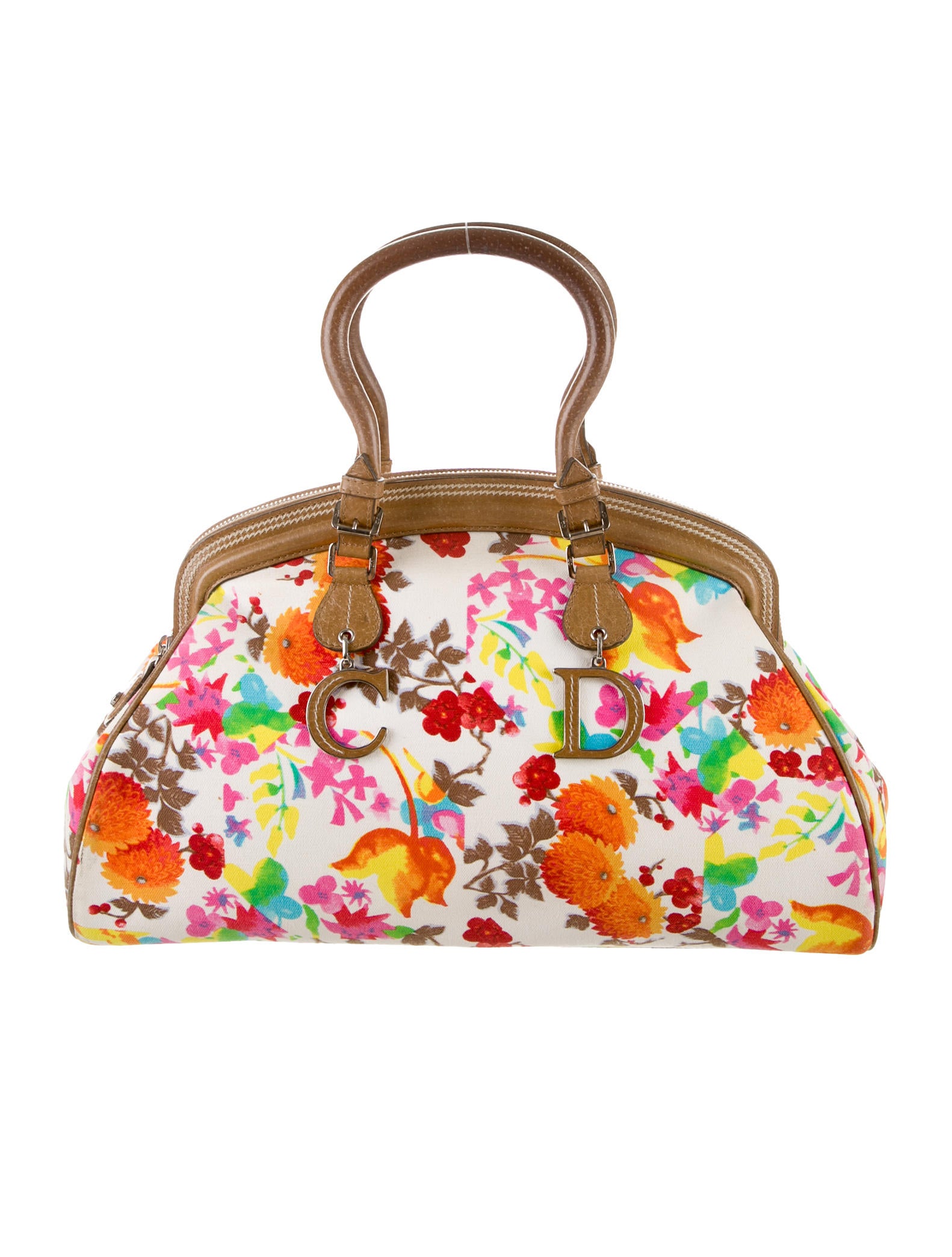 christian dior flower purse