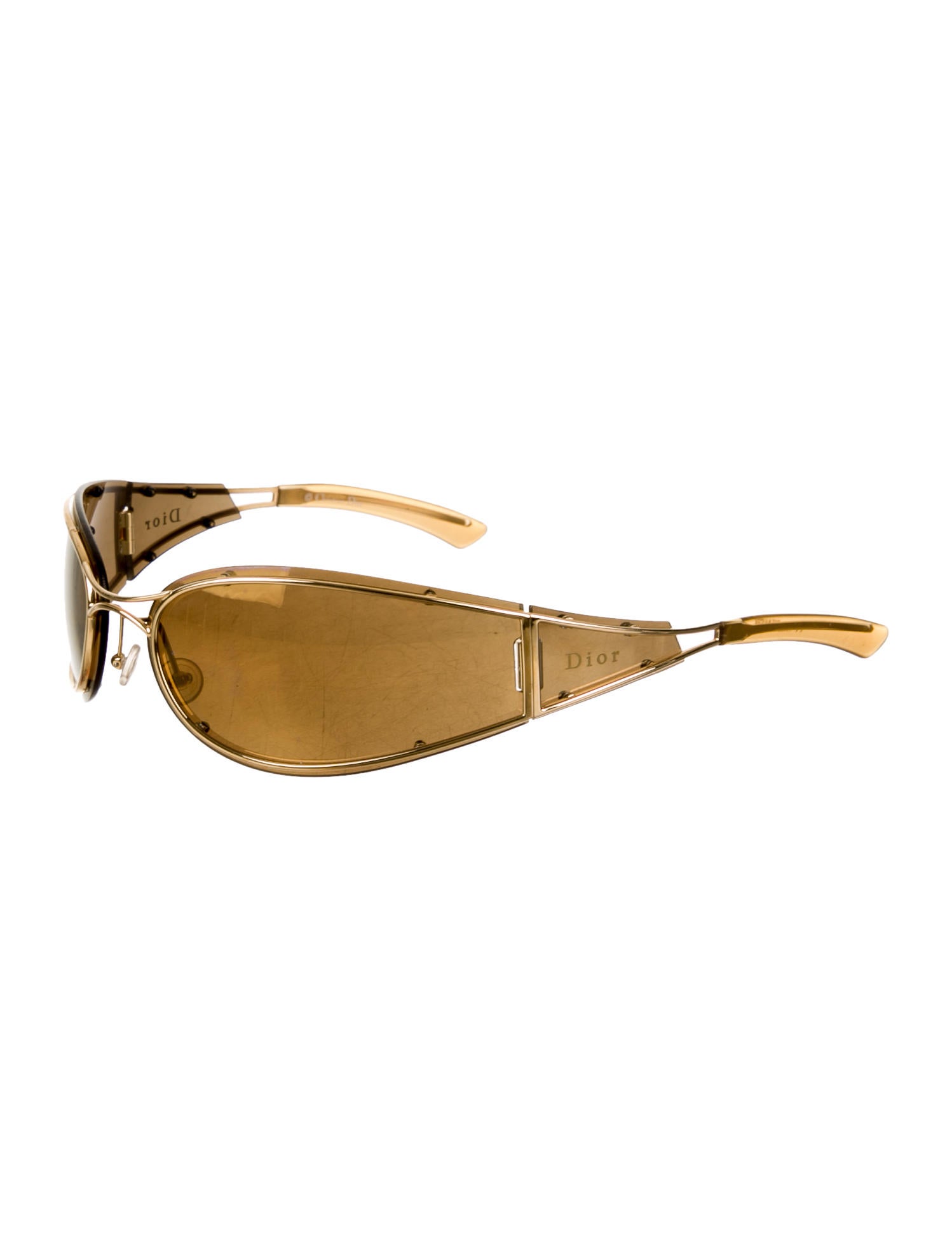 Christian Dior Trailer Park Sunglasses - Gold Sunglasses