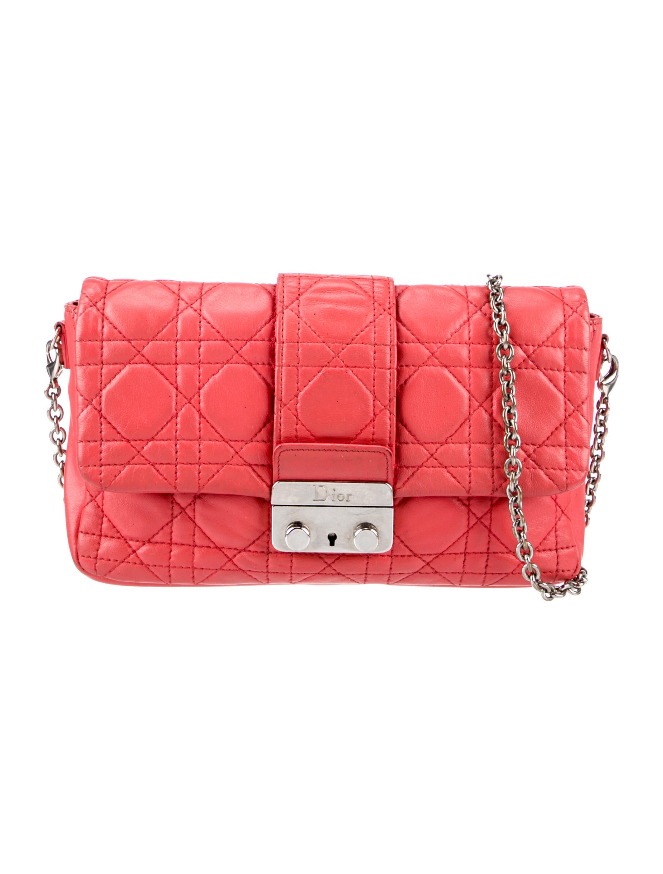 Christian Dior Small Cannage Miss Dior Bag Pink Crossbody Bags